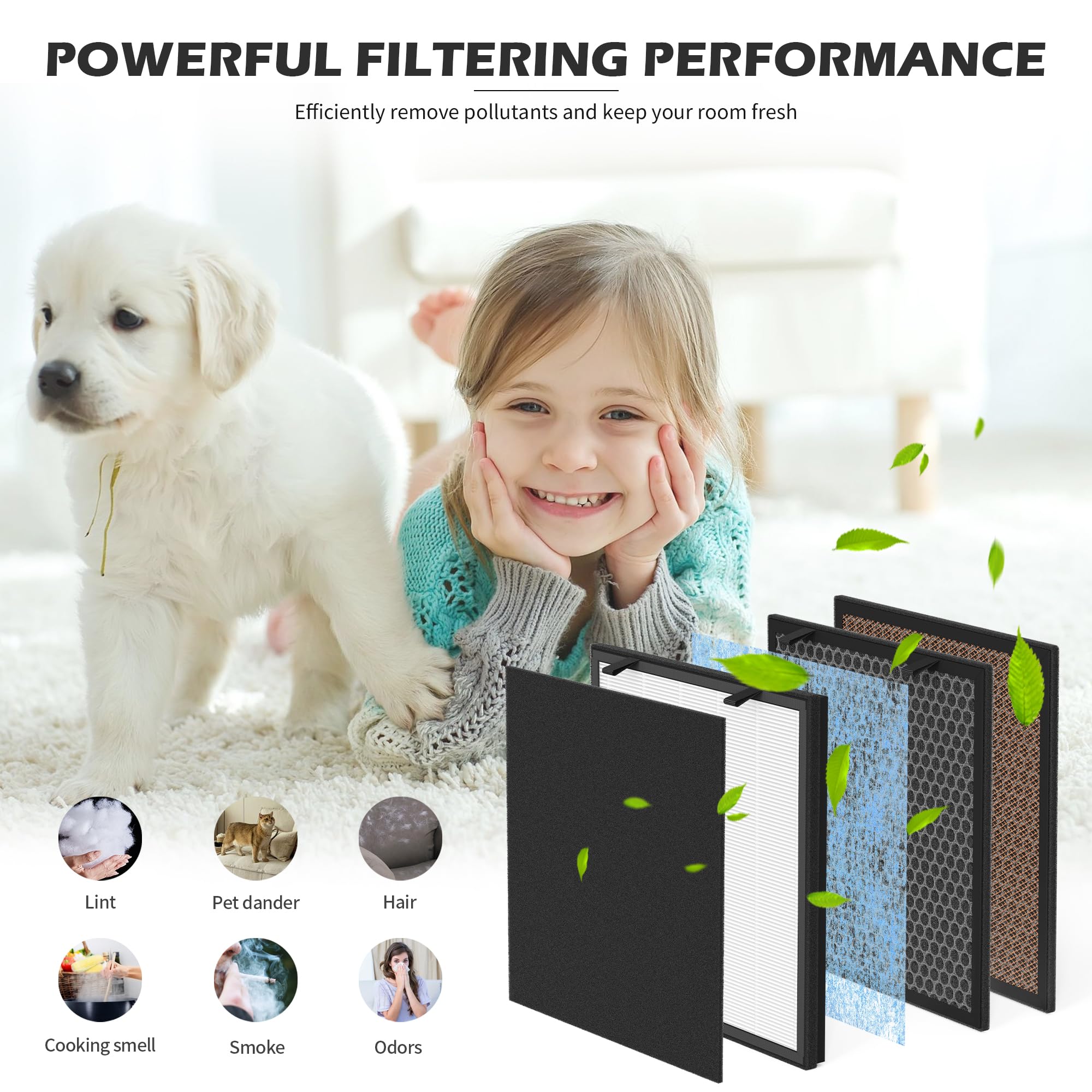 630/718 True Hepa Filter Replacement Compatible With Okaysou(Oksou) Apollo 718 / Apollo 630 S630 Pro Air Cleaner Purifier, Ultra