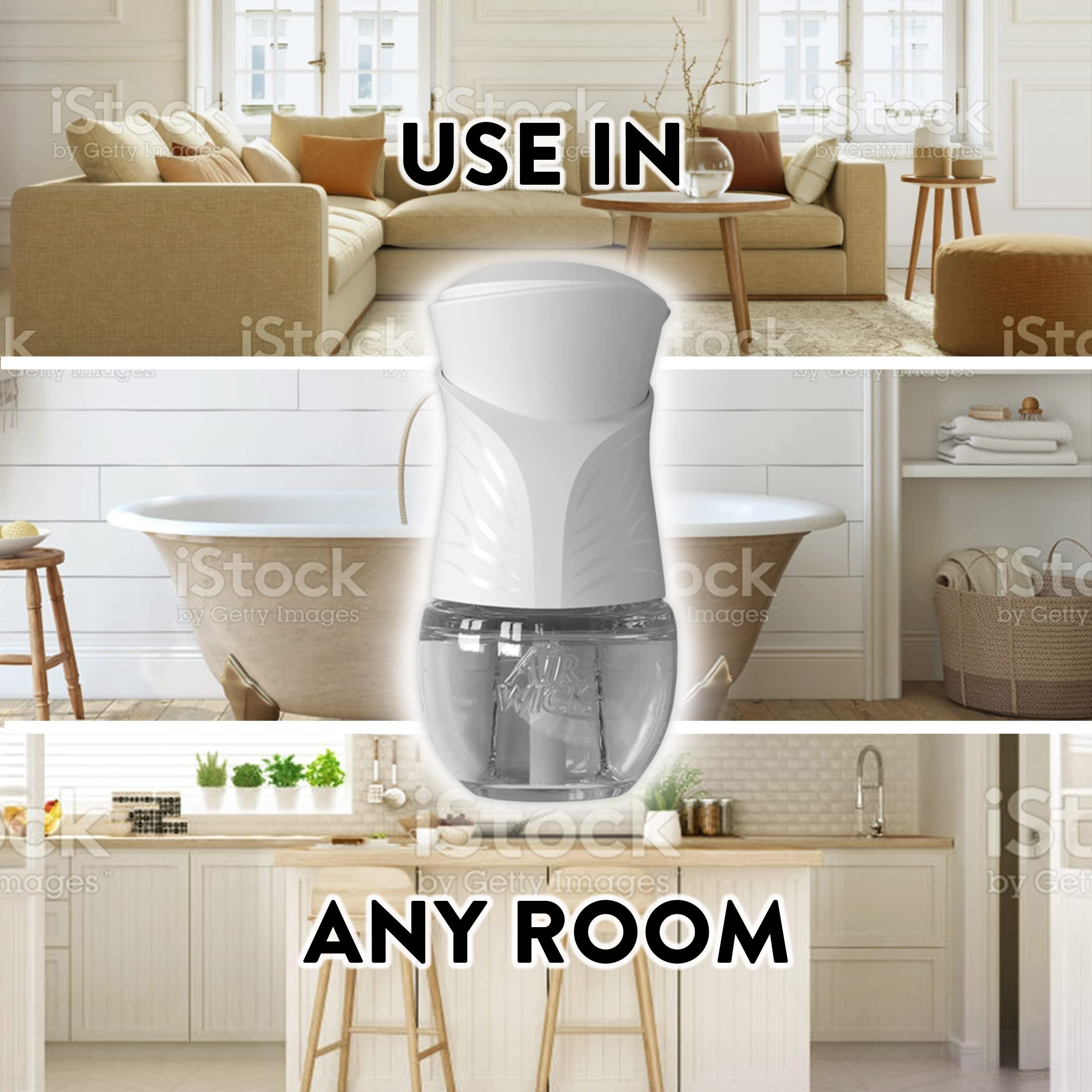 Air Wick Plug In Scented Oil 2 Refills, Fresh Pine And Juniper, Fall Scent, Fall Spray, (2X0.67Oz), Essential Oils, Air Freshene