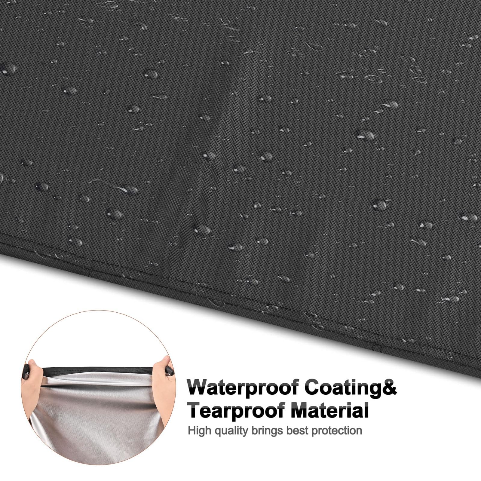 Mrrihand Central Air Conditioner Cover For Outside Units Waterproof Heavy Duty Ac Unit For Outdoor Large Ac Cover For Winter (24