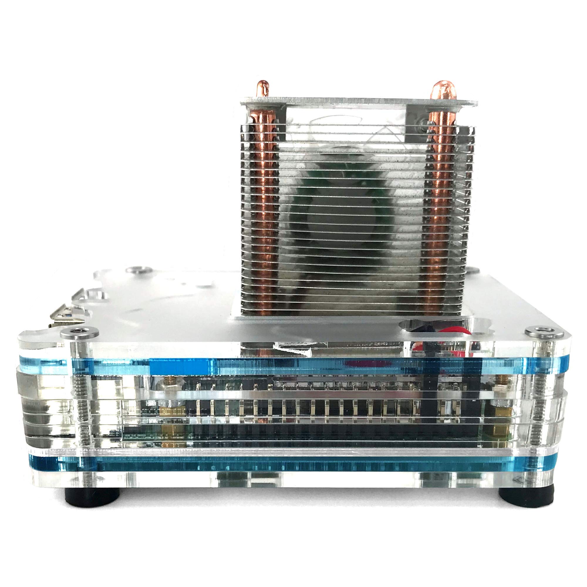 C4Labs Zebra Ice Cube Case Kit For Raspberry Pi 3B+ Or 4B And Ice Tower Cooler (Not Included) Ice Green