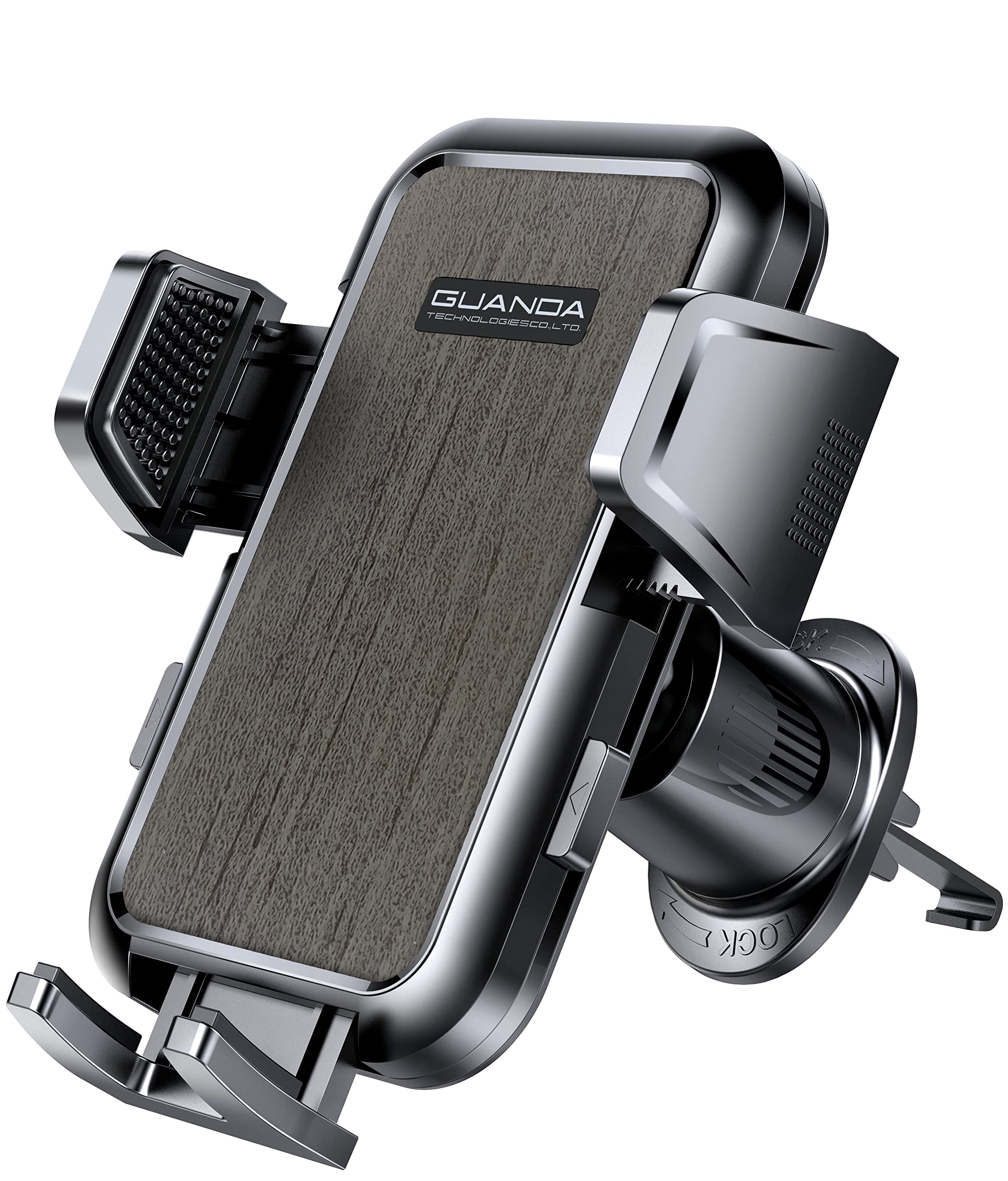 Phone Holder Car Upgraded Clip Phone Holder Mount, Universal Car Mount Phone Holder, Cell Phone Automobile Cradles With Retracta