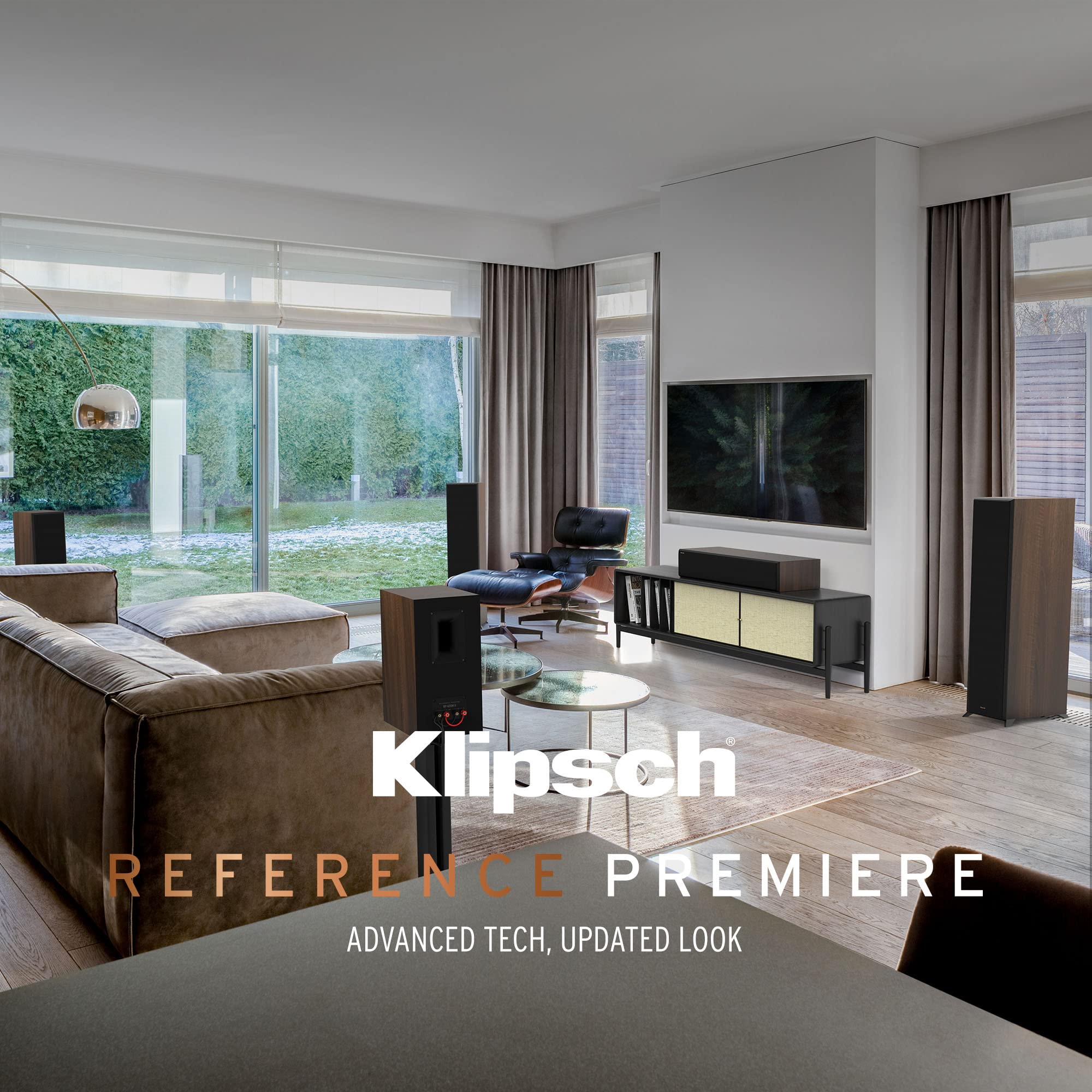 Klipsch Reference Premiere Rp 8000F Ii Walnut Floorstanding Speaker