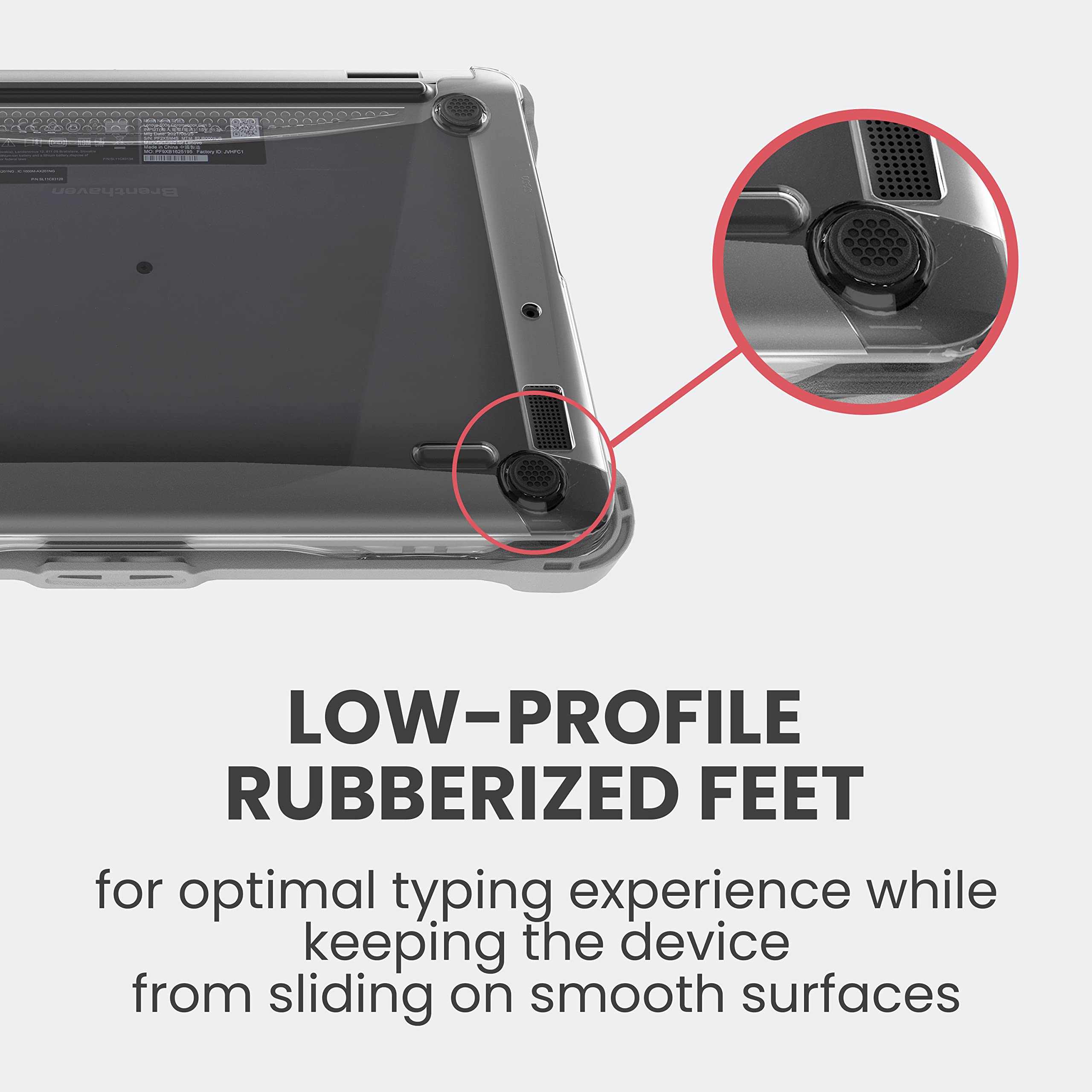 Brenthaven Exo Hard Shell Laptop Case Fits Dell 3110/3100 Chromebook (Clamshell)   Durable, Secure, Drop Tested And Reliable Dev