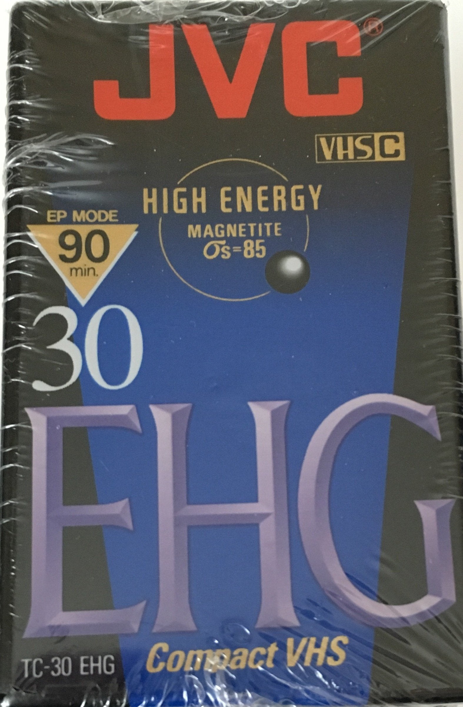 Jvc Ehg (Extra High Grade Compact) 30 Vhs C 4 Pack