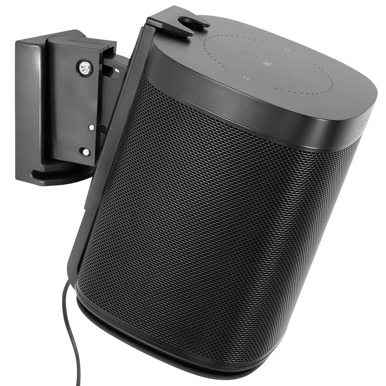 Mount It! Adjustable Speaker Wall Mount for SONOS One, One SL and Play:1   Black