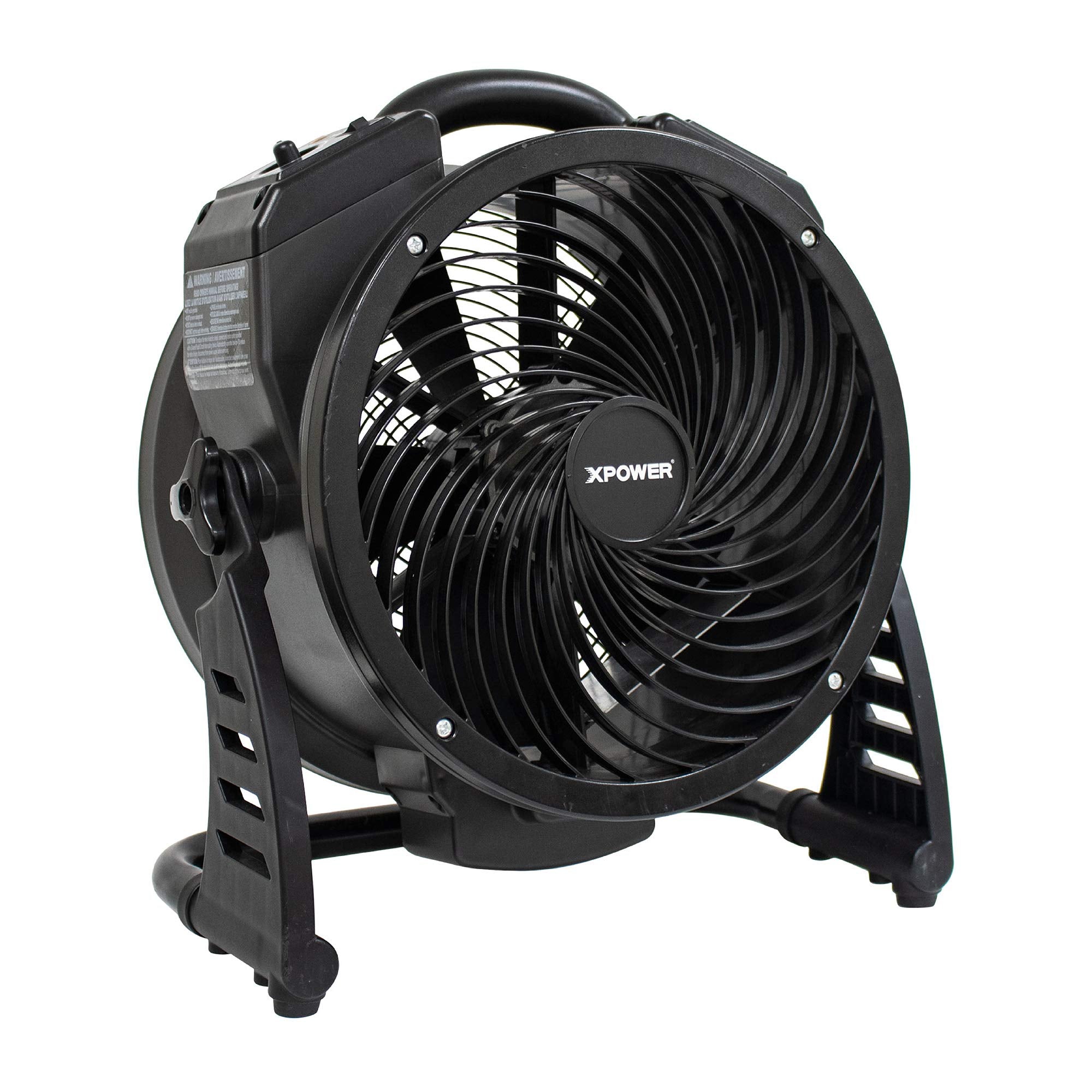 Xpower M 25 Air Neutralizing Fan, Axial Air Mover W/Ozone Generator, O3 Machine, Commercial, High Capacity, Large Areas, Sanitiz