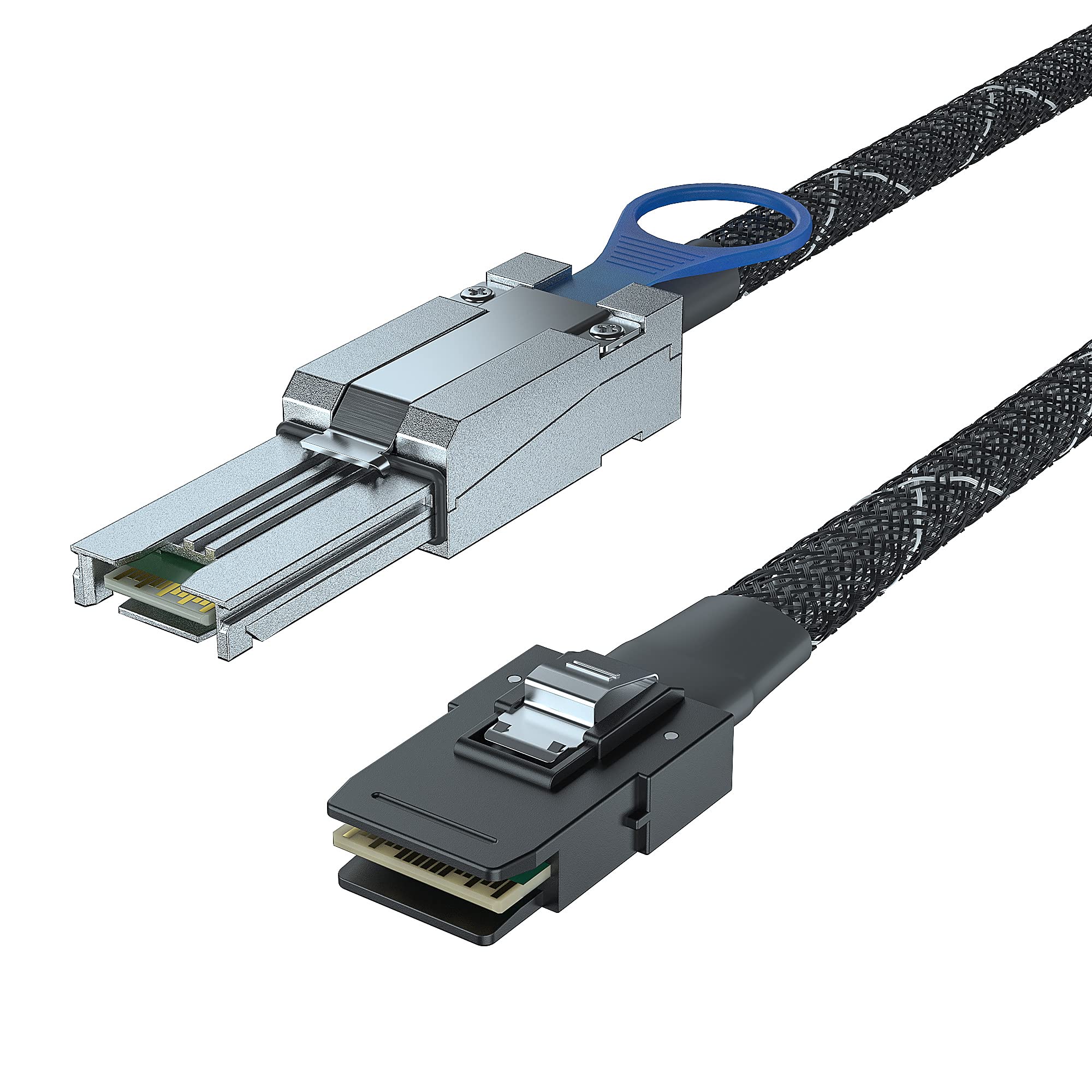Sff 8088 To Sff 8087 Mini Sas Cable, External 26Pin To Internal 36Pin Hybrid Sas2.0 6Gbps Cable For Datacenter, Servers, Worksta