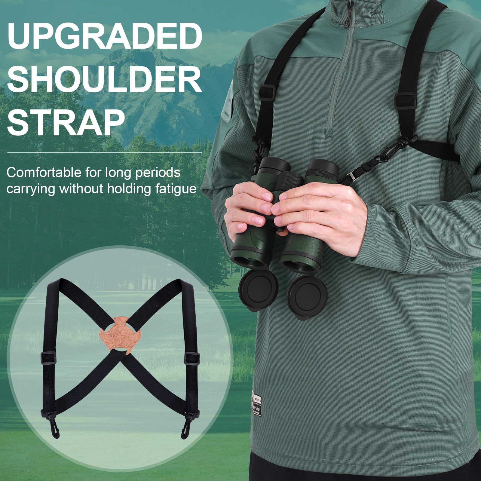 Occer 10X42 Professional Binoculars Adults, Easy Focus Compact Binoculars With Shoulder Strap Carrying Bag, Waterproof Premium O