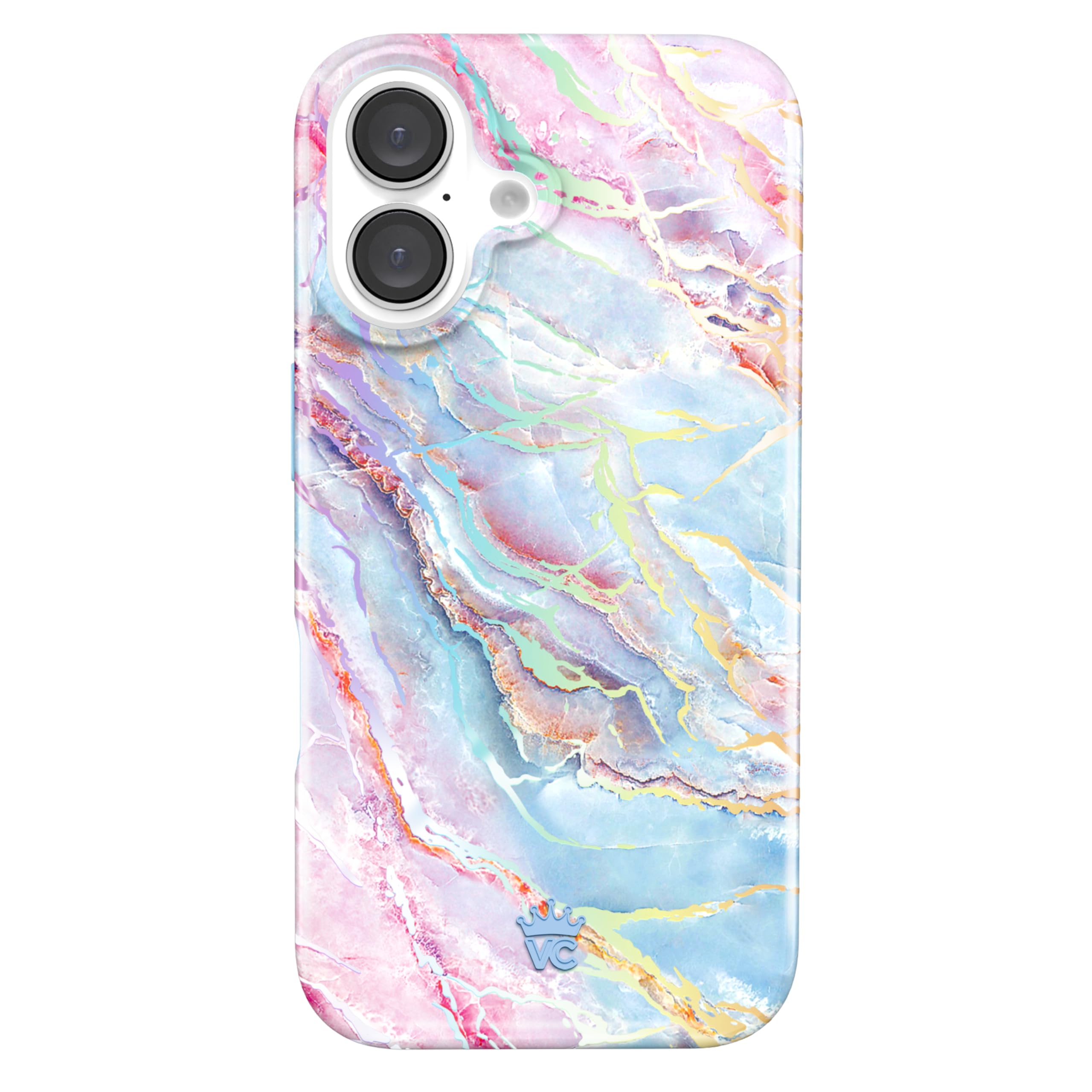 Velvet Caviar For Iphone 16 Case Holographic Marble For Women [8Ft Drop Tested] Compatible With Magsafe   Cute Phone Cover   Col