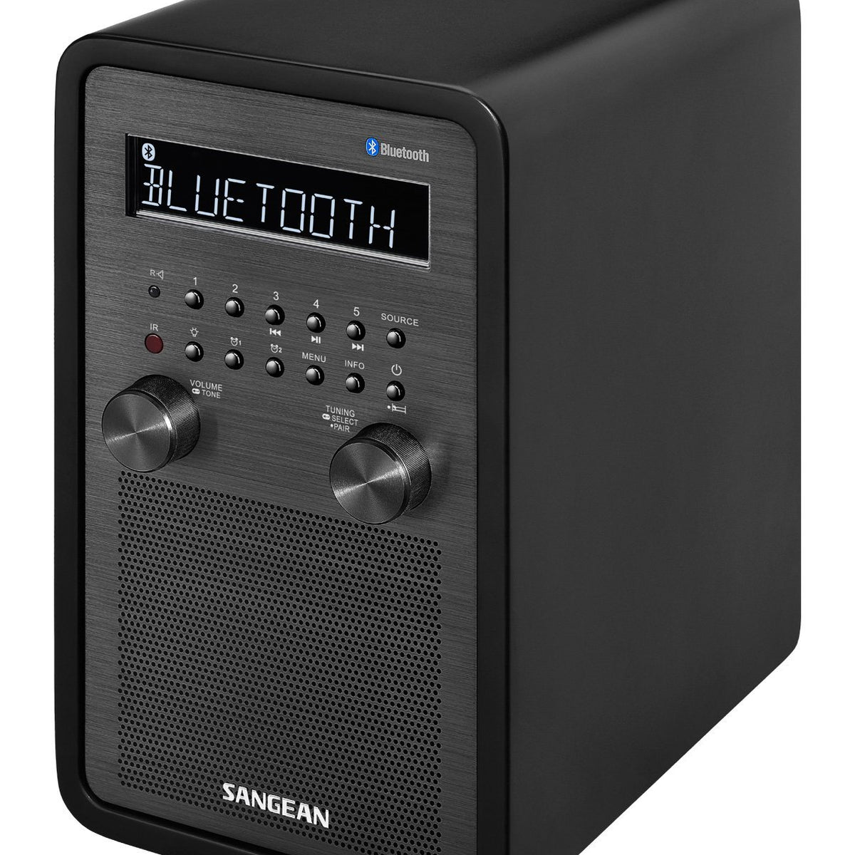 Sangean Wr 50 Am/Fm Rbds/Bluetooth Wood Cabinet Table Top Radio Black ...