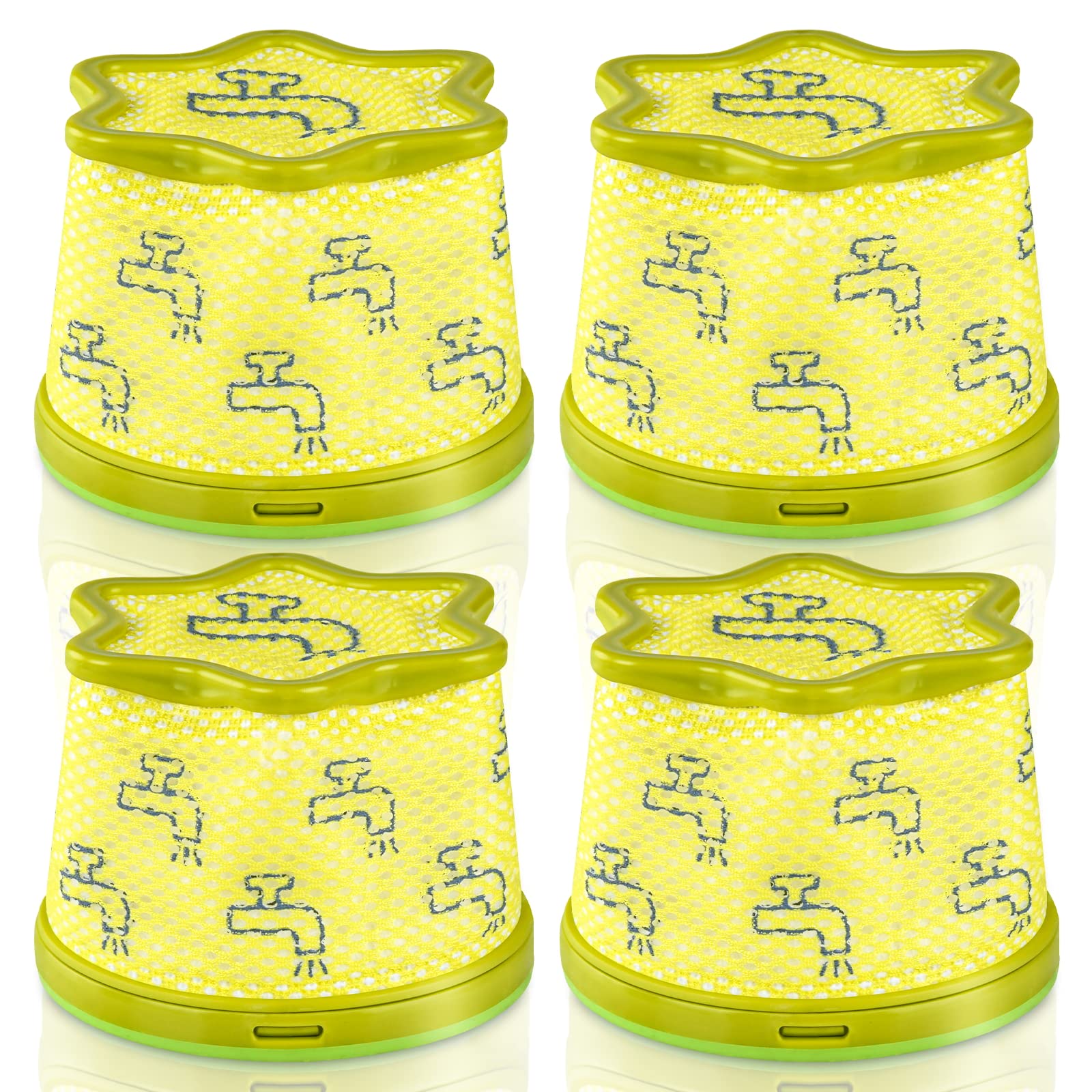 4 Pack Replacement Pre Filters For Lg Cordzero A9 Series Cordless Stick Vacuum Cleaner Accessories, Vacuum Filter Replacement Pa