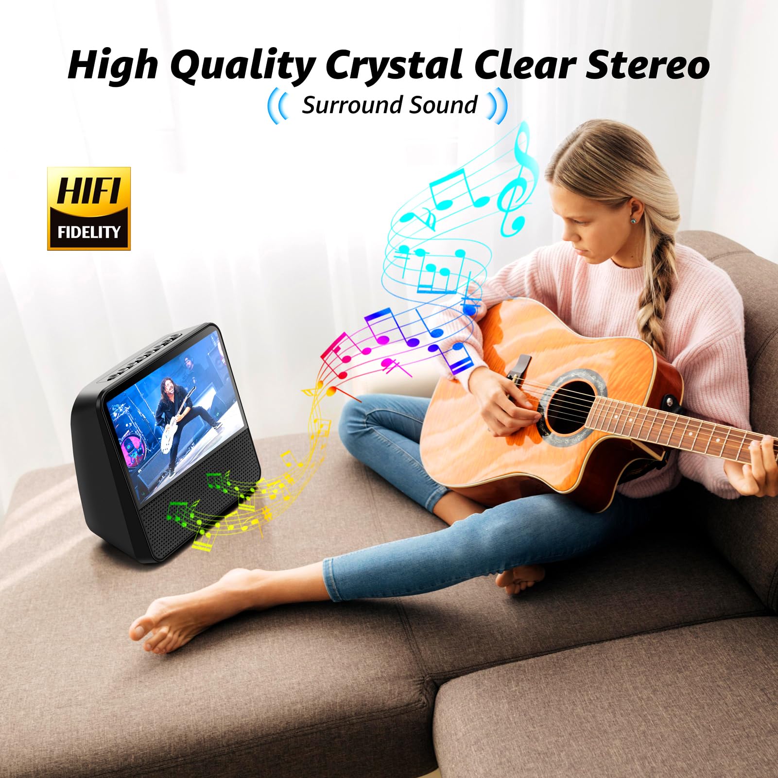 Roadom 9.8  Portable Dvd Player With Screen, 7   Hd 1024*600 Digital Screen, 4000 Mah Rechargeable, Hi-Fi Stereo Sound, Remote