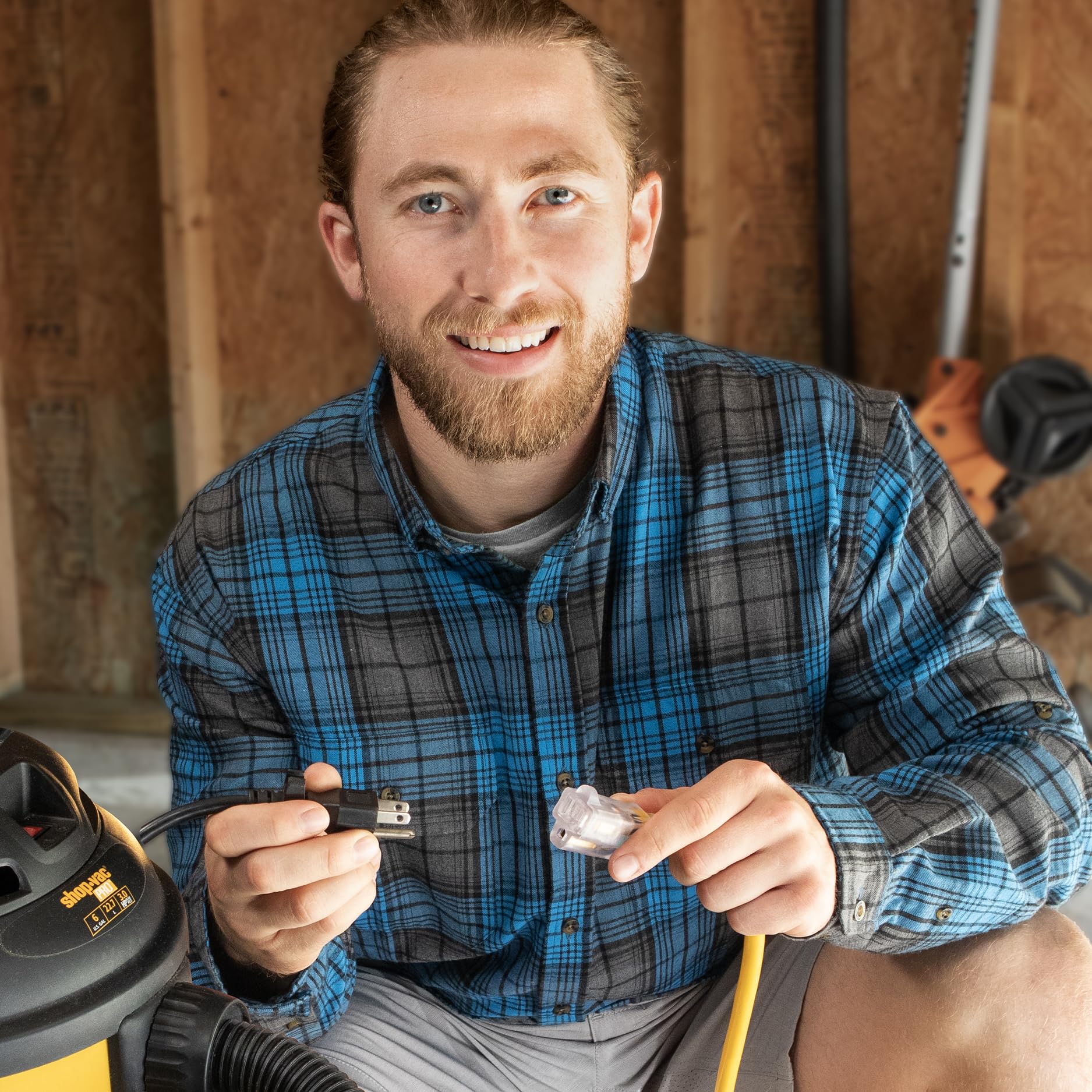 25 Ft   Gfci 12 Gauge Heavy Duty Extension Cord   Sjtw   Indoor/Outdoor Extension Cord By Watt'S Wire   25' 12 Gauge Grounded 15