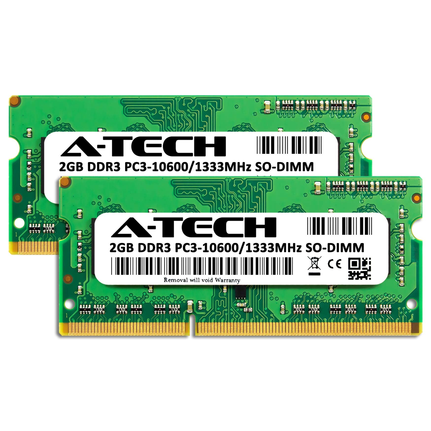 A Tech 4Gb (2X2Gb) Ddr3 1333Mhz Pc3 10600 Cl9 Sodimm 204 Pin Non Ecc So Dimm Laptop, Notebook Ram Memory Modules