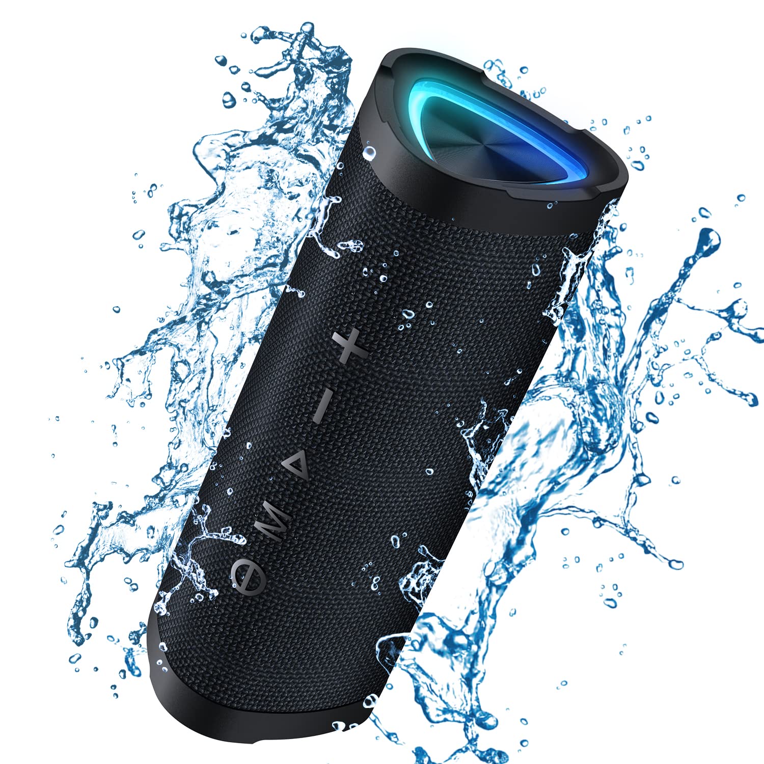 Vanzon Bluetooth Speakers,V40 Ipx7 Waterproof Portable Wireless Speaker With 24W Loud Stereo Sound&Up To 24H Playtime,Tws,Rgb Mu