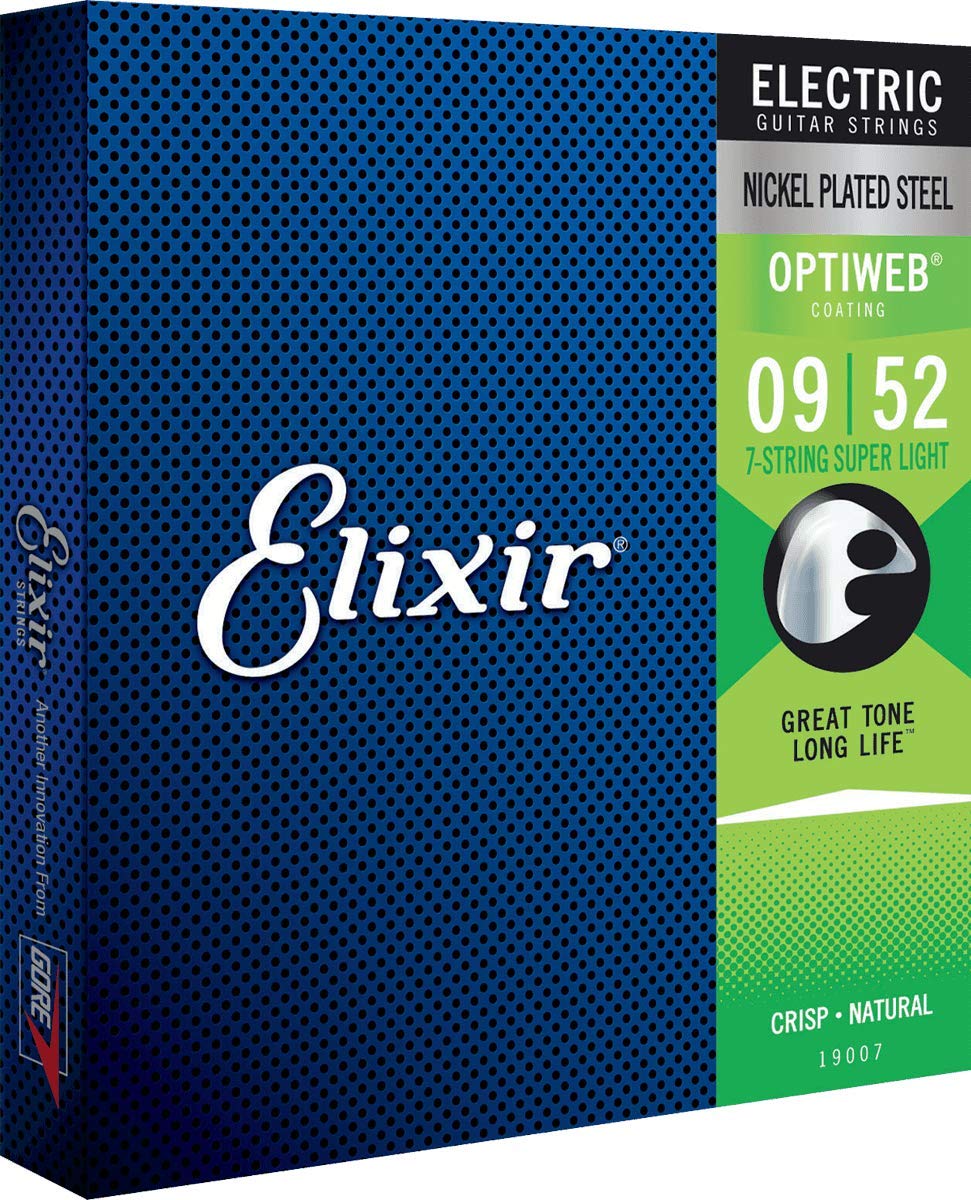 Elixir Electric Guitar Strings (19007), Silver