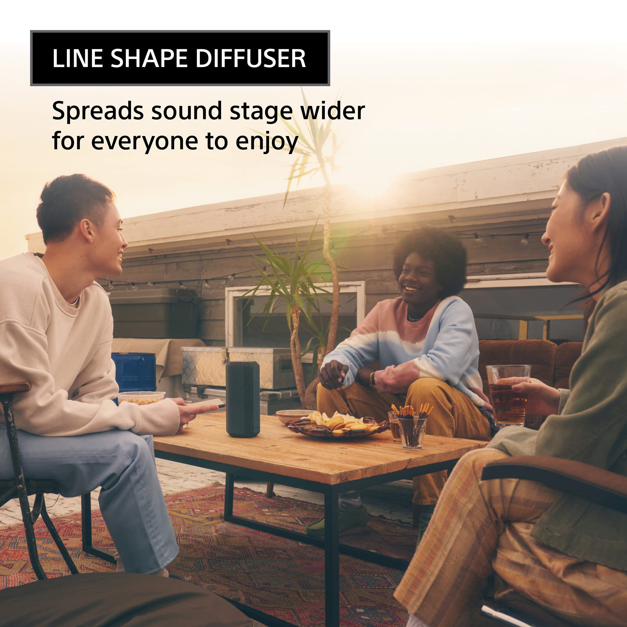 Sony SRS XE300 X Series Wireless Portable Bluetooth Speaker, IP67 Waterproof, Dustproof and Shockproof with 24 Hour Battery, Blue  New