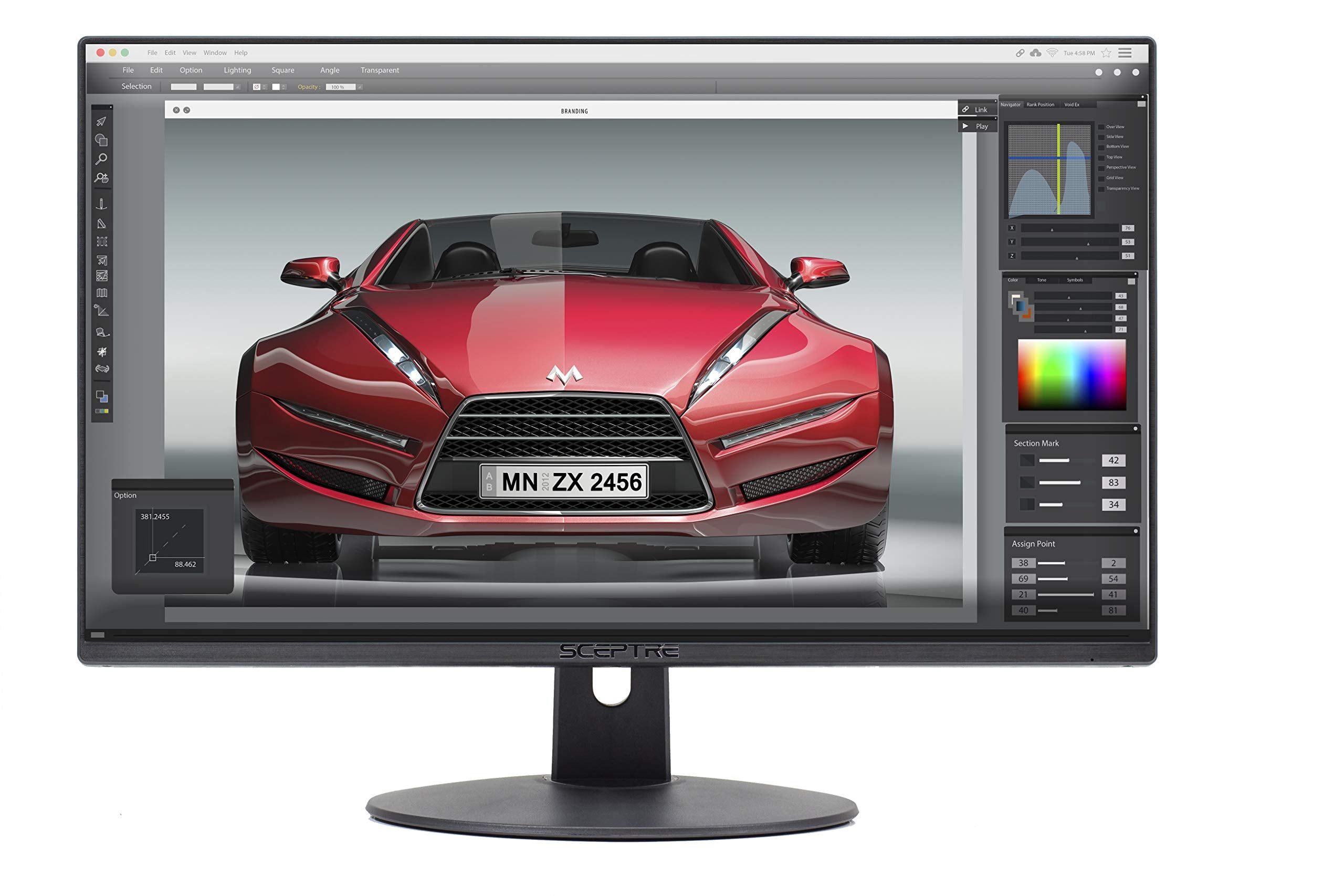 Sceptre New 22 Inch FHD LED Monitor 75Hz 2X HDMI VGA Buildin Speakers, Machine Black (E22 Series), 1920 x 1080 Pixels