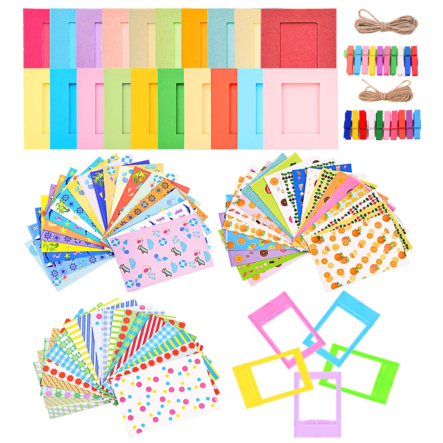 Sunmns 6 in 1 Colorful Bundle Kit Accessories Compatible with Fujifilm Instax Mini 12 11 9 8 90 70 Camera, Accessory Include Fil