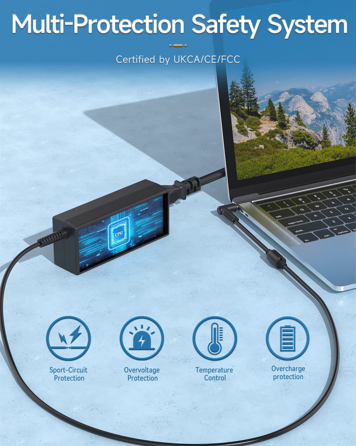 65W/45W Charger For Hp Laptop 17 17 Ak, 17 By, 17 Ca, 17 Cn, 17 Ar, 17 Bs: 17 Ak013Dx, 17 By1053Dx, 17 By0021Dx, 17 By0088Cl, 17 Bs062St, 17 Ca0020Nr, 17 Ar050Wm, 17 Cn0021Nr, 17 Cn0025Nr