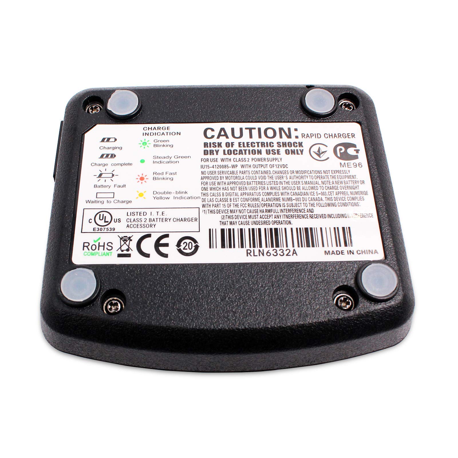 Replace Rln6332A Rln6305 Rln6308 Charger Compatible For Motorola Cp110 Rdm2070D Rdu4100 Rdv5100 Rdu2020 Rdu2080D Rdv2020 Rdv2080