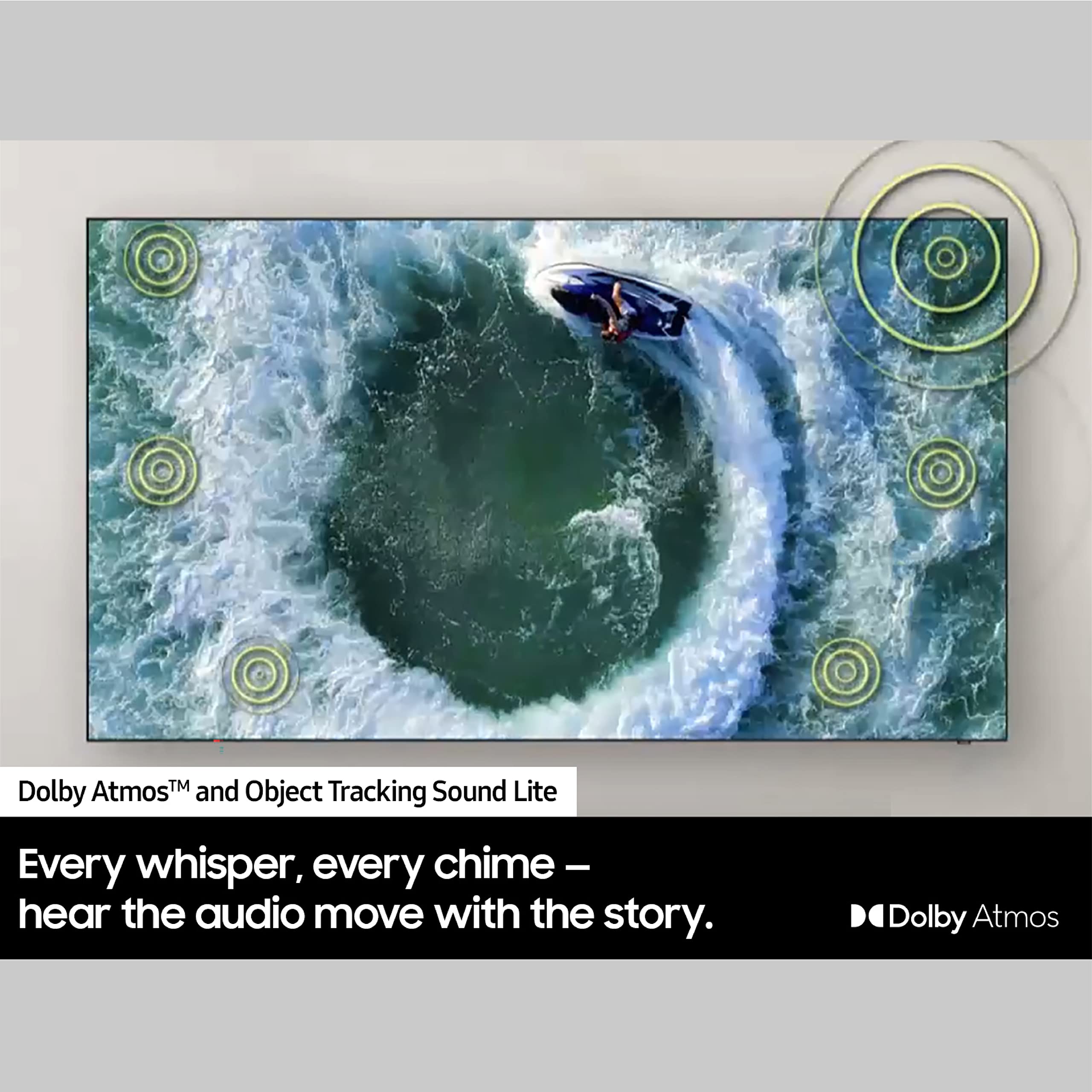 Samsung Qn77S90Cafxza 77 Inch 4K Oled Smart Tv With Ai Upscaling With A Bar-300 5.0Ch Soundbar With Multibeam Sound And Dolby At