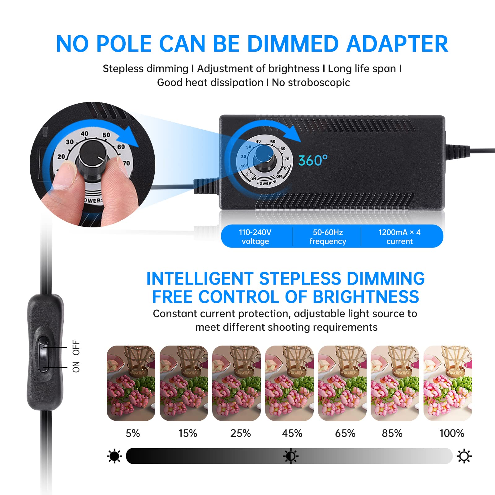 Professional Photography Studio Led Dimmable Large Shooting Tent 47X39X78 Zkeezm Large Lightbox Photo Video Continuous Lighting