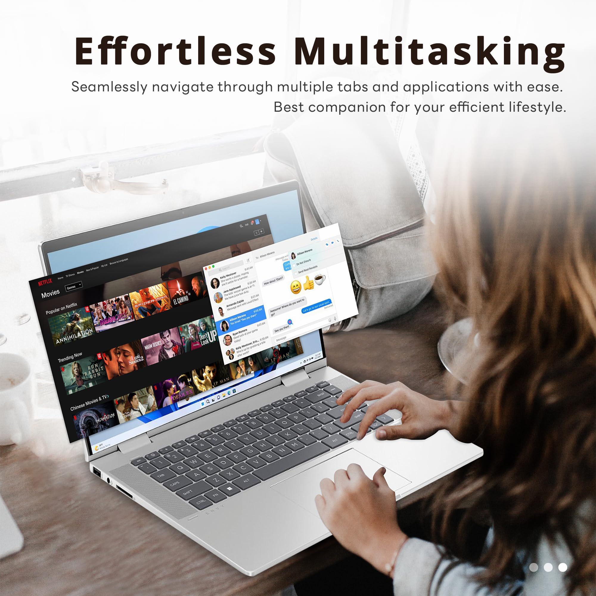 Hp Envy X360 2-In-1 15.6'' Fhd Touchscreen Laptop, Intel I7-1355U, 16Gb Lpddr5 Ram, 2Tb Pcie Ssd, Intel Iris Xe Graphics, Backli