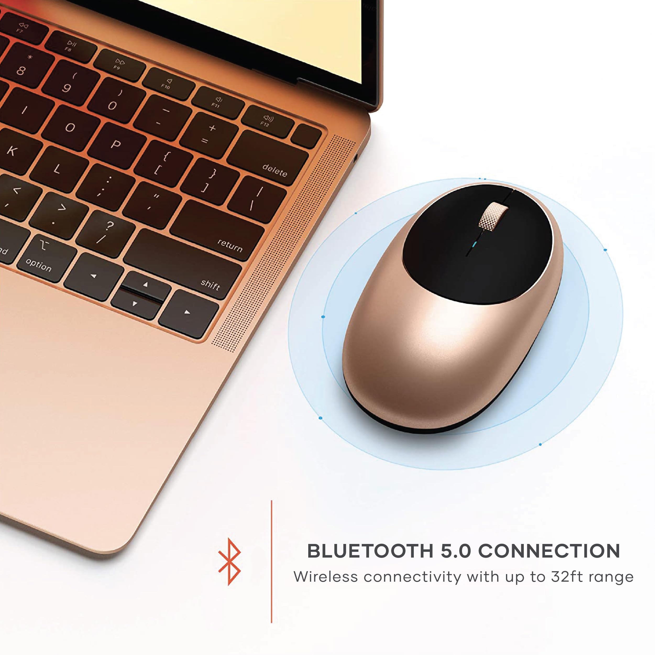 Satechi Mouse For Macbook Pro   M1 Wireless Bluetooth Mouse With Rechargeable Type C Port   Bluetooth Mouse For Mac, Mac Mini, I