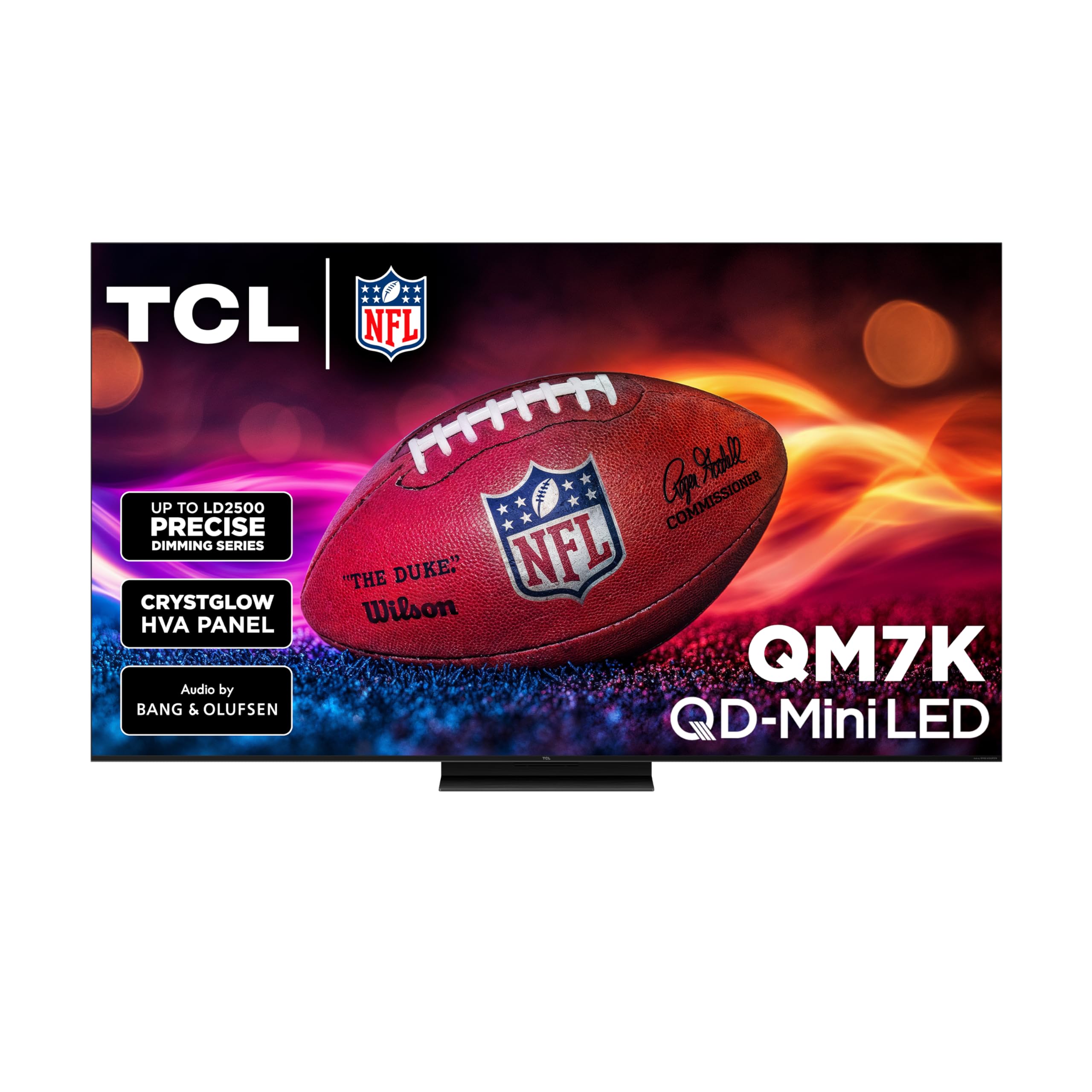 TCL 55-Inch QM7K QLED 4K Smart QD-Mini LED TV with Google TV (55QM7K, 2025 Model) Dolby Vision IQ, Dolby Atmos, HDR, Game Accele