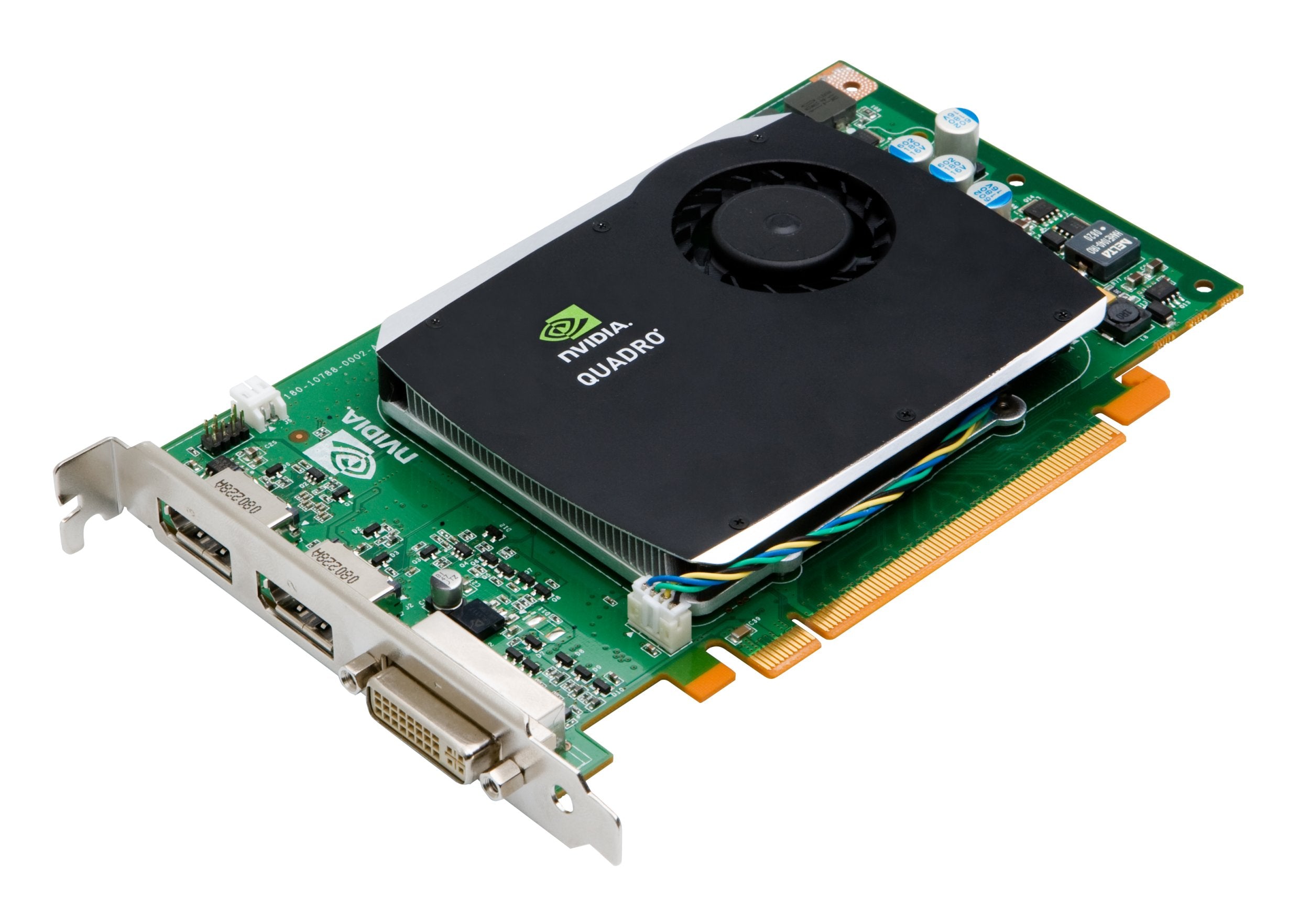 NVIDIA Quadro FX 580 by PNY 512MB GDDR3 PCI Express Gen 2 x16 DVI-I DL and Dual DisplayPort OpenGL, DirectX, CUDA and OpenCL Pro