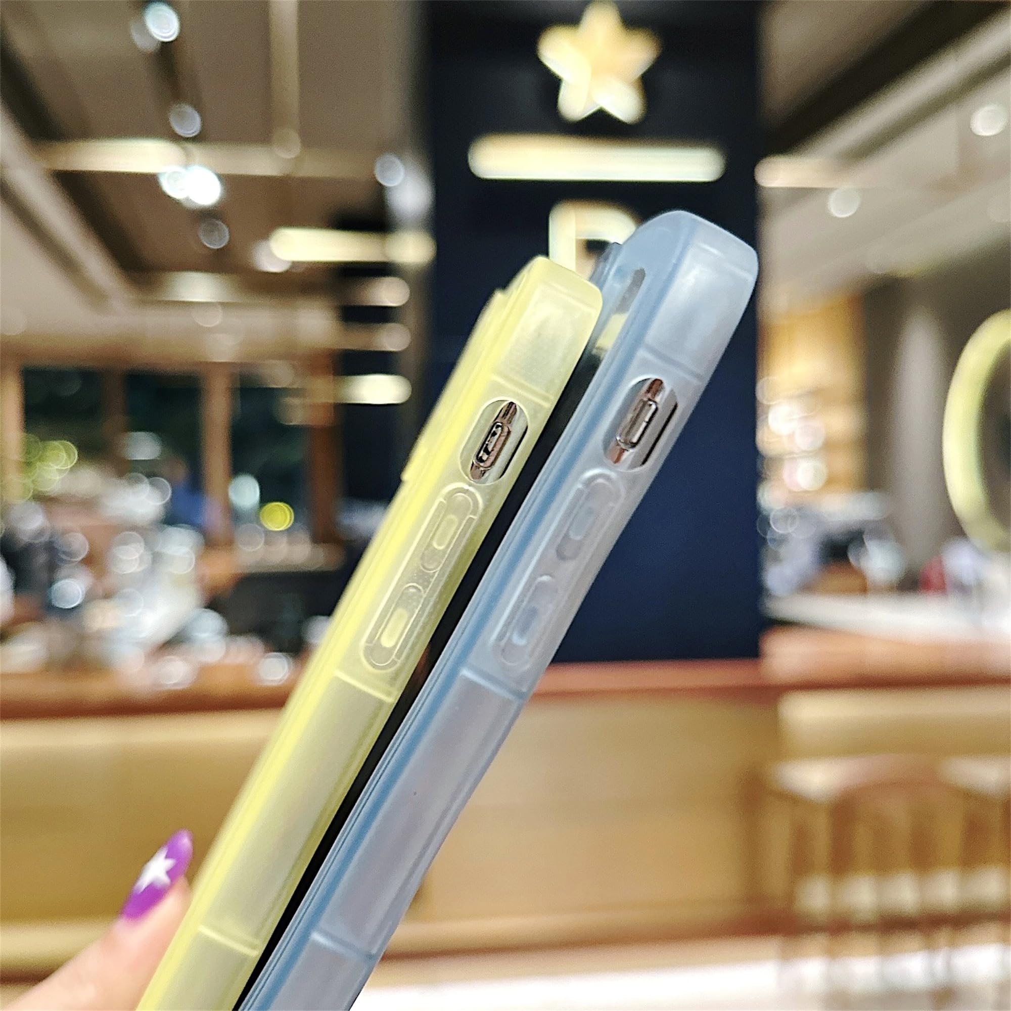 Skylmw Compatible With Iphone Xs Max Case 6.5'', Cute Kawaii Curly Wave Frame Shape Soft Silicone Shockproof Protective Phone Co