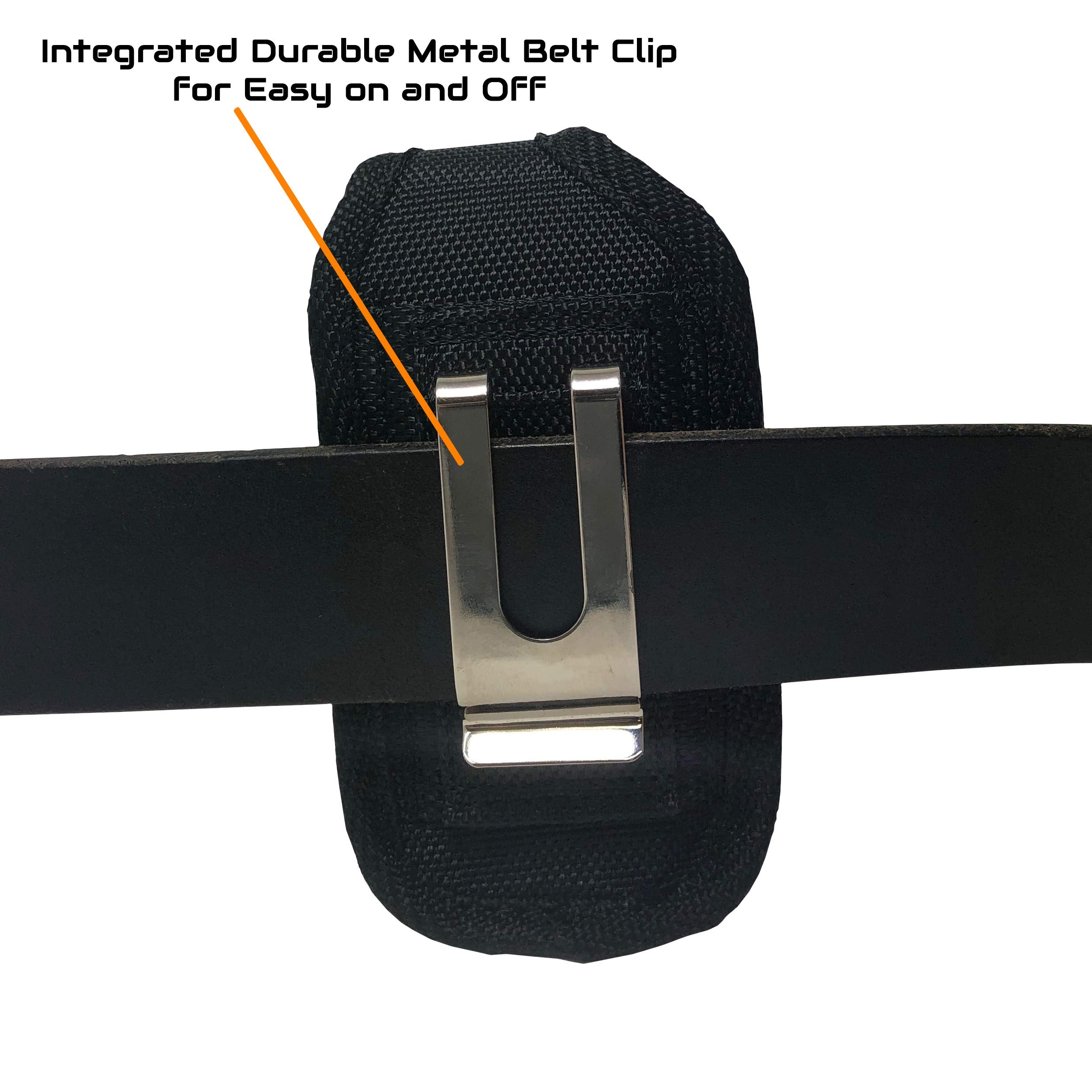 Agoz Jitterbug Flip Phone Case, Vertical Belt Clip Holster,Heavy Duty Carrying Flip Cell Phone Pouch Rugged Cover W/Metal Clip,