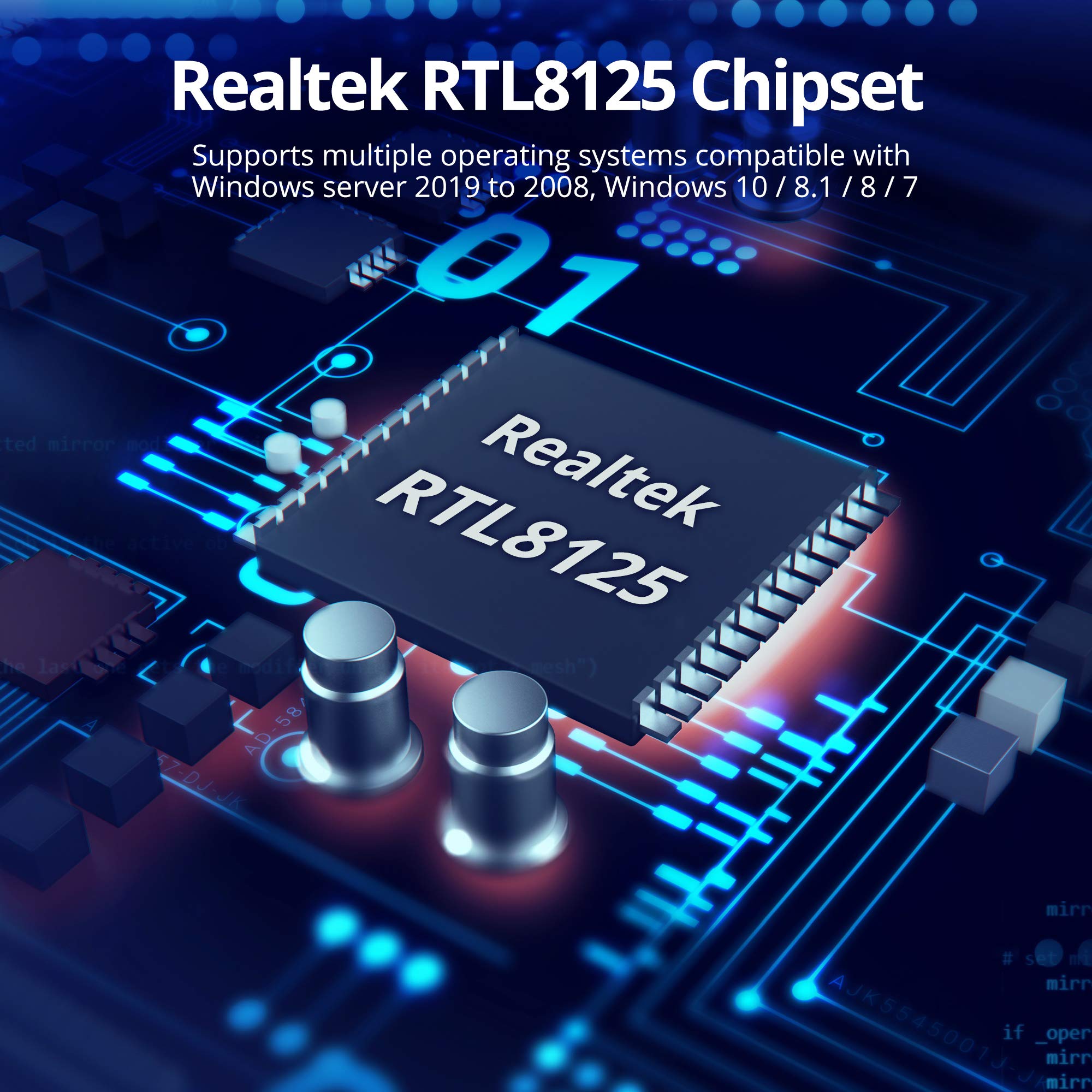 Siig Dual 25G 4 Speed Multi Gigabit Ethernet Pcie Network Card, Pcie 20 X2 To Dual Rj 45, 25Gbase T, Nbase T, 2500100010010Mbps,