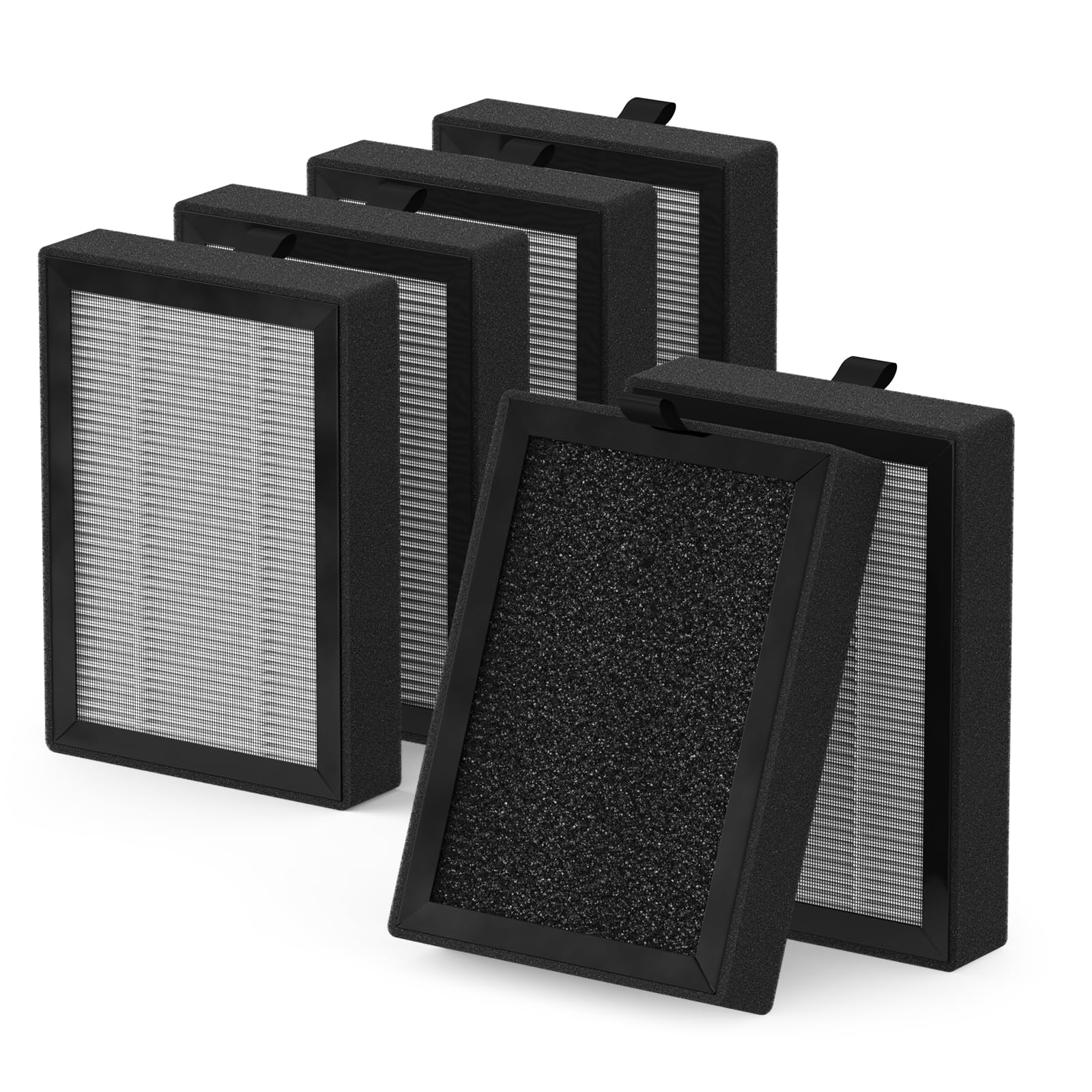 Lv H128 Replacement Hepa Filter For Levoit Lv H128, Puurvsas (Hm669A), Rovacs (Rv60) Air Cleaner Purifier, Lv H128 Rf, 6 Pack