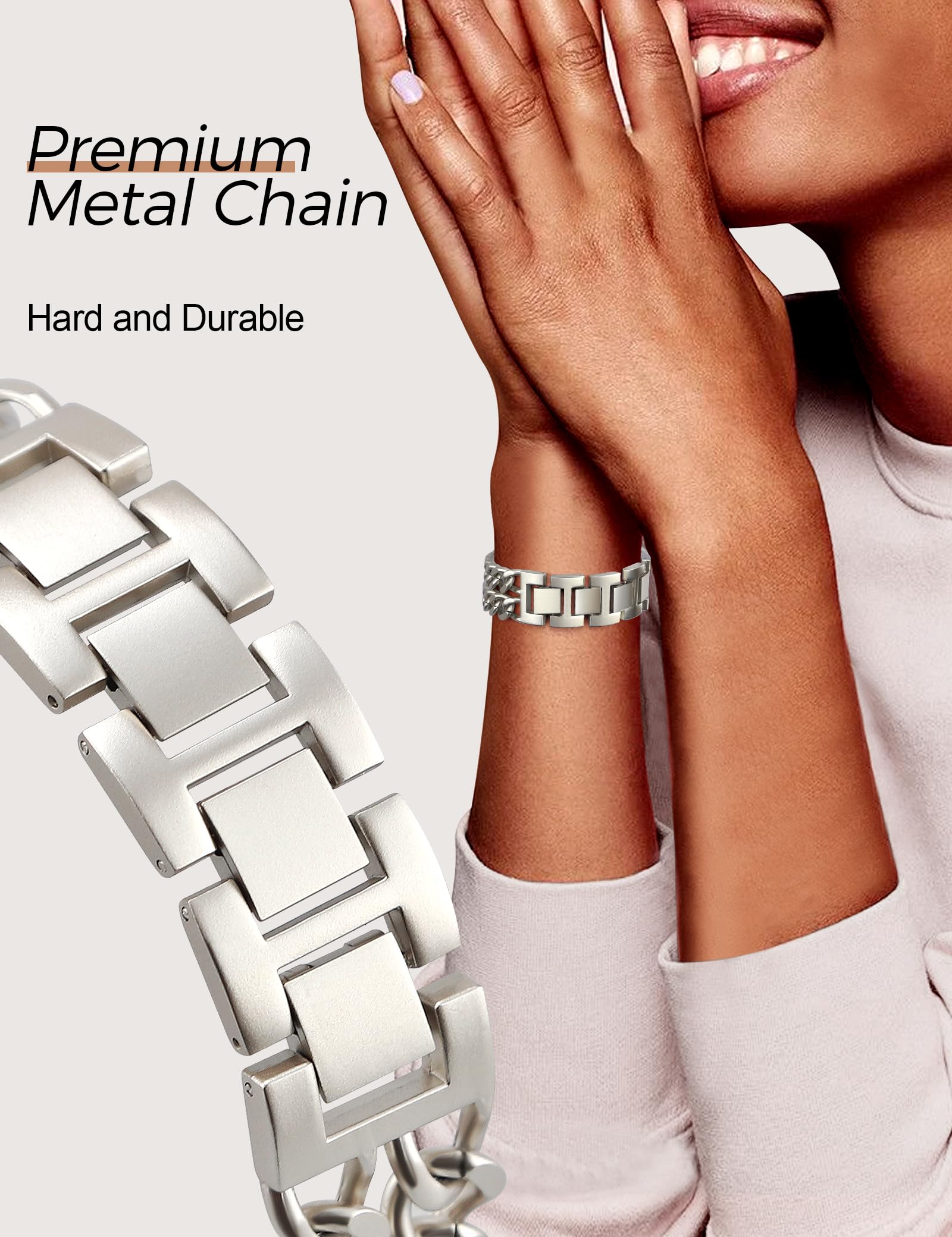 Jr.Dm Starlight Watch Bands For Women Compatible With Apple Watch Band 38Mm 40Mm 41Mm 42Mm (S10) Adjustable Metal Band Cowboy St