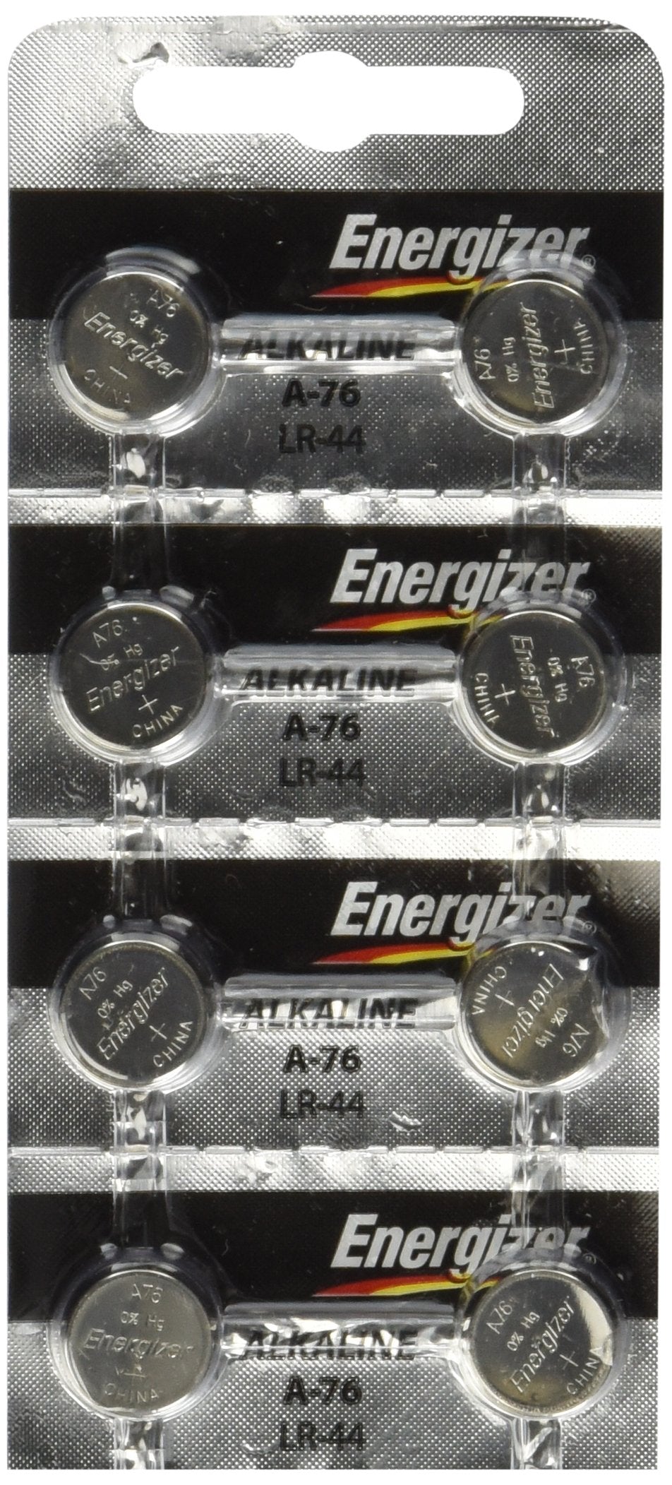 Energizer Lr44 1.5V Button Cell Battery X 8 Batteries (Replaces: Lr44, Cr44, Sr44, 357, Sr44W, Ag13, G13, A76, A 76, Px76, 675,