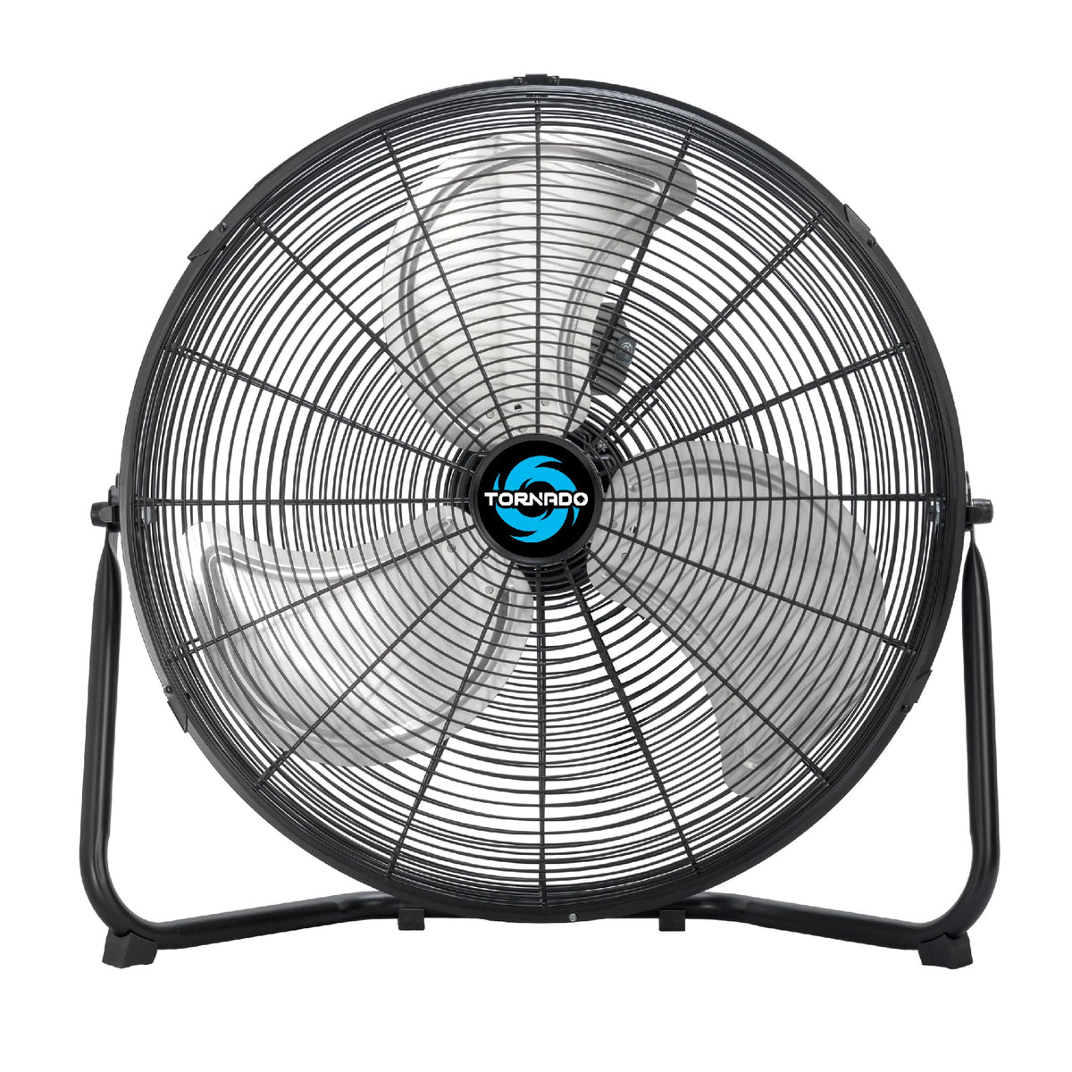 Tornado 20 Inch High Velocity Metal Floor Fan, 3 Speed Powerful Cooling For Industrial, Commercial, And Home Spaces, 120Tilt, 6.
