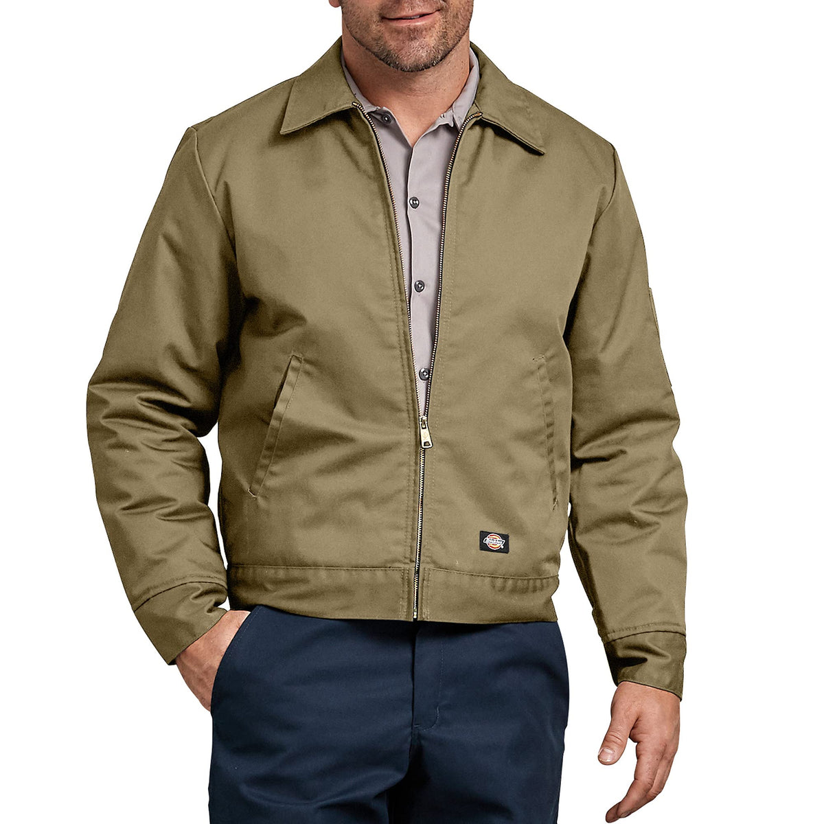 Dickies Mens Big-Tall Insulated Eisenhower Jacket, Khaki, Xx-Large Tall