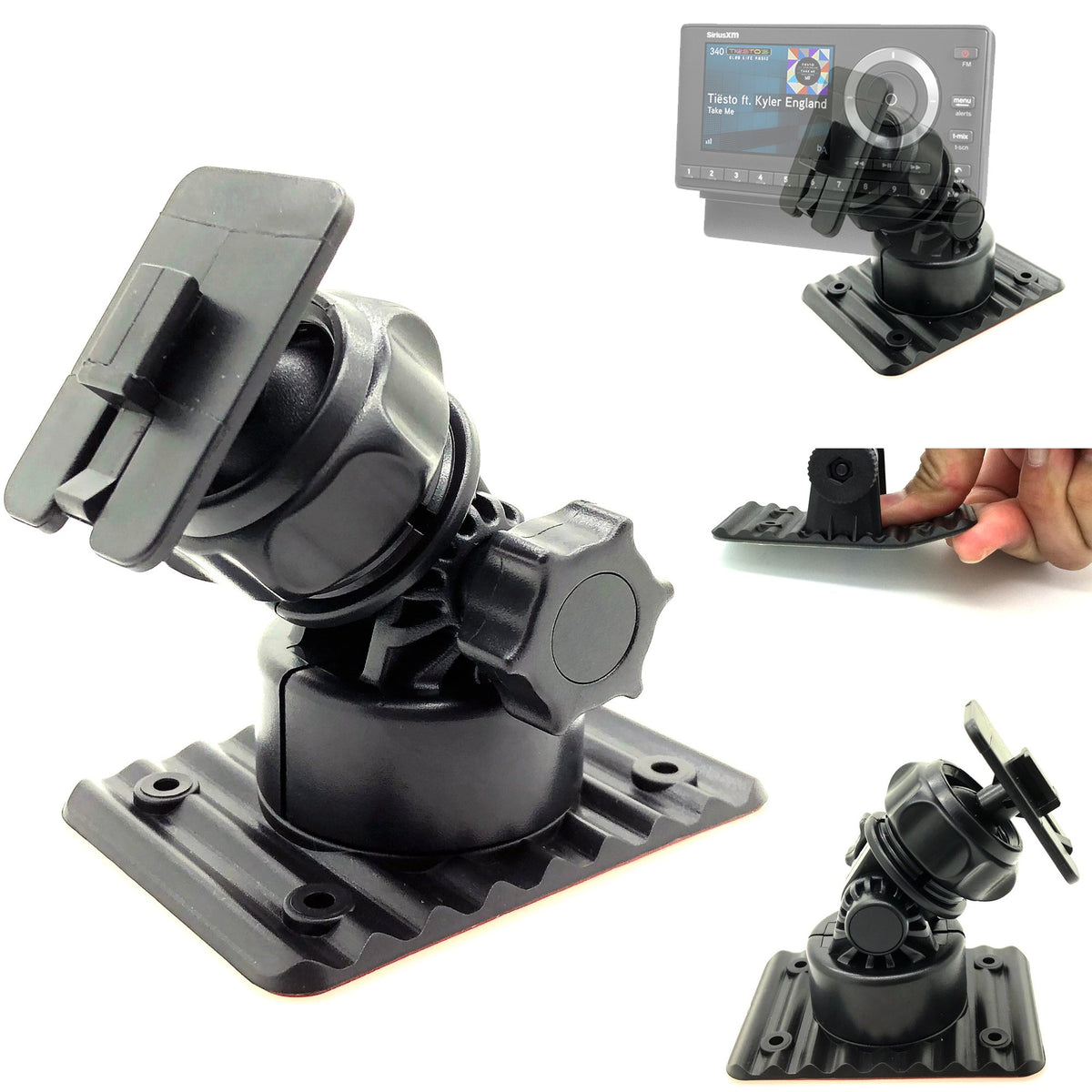 ChargerCity Multi Angle Adhesive Dashboard and Console Mount for H & S H&S Mini Maxx Tuner 40400-102 Auto Tuner Programmer Programming Gauge Monitor Device (Dashboard Mount)