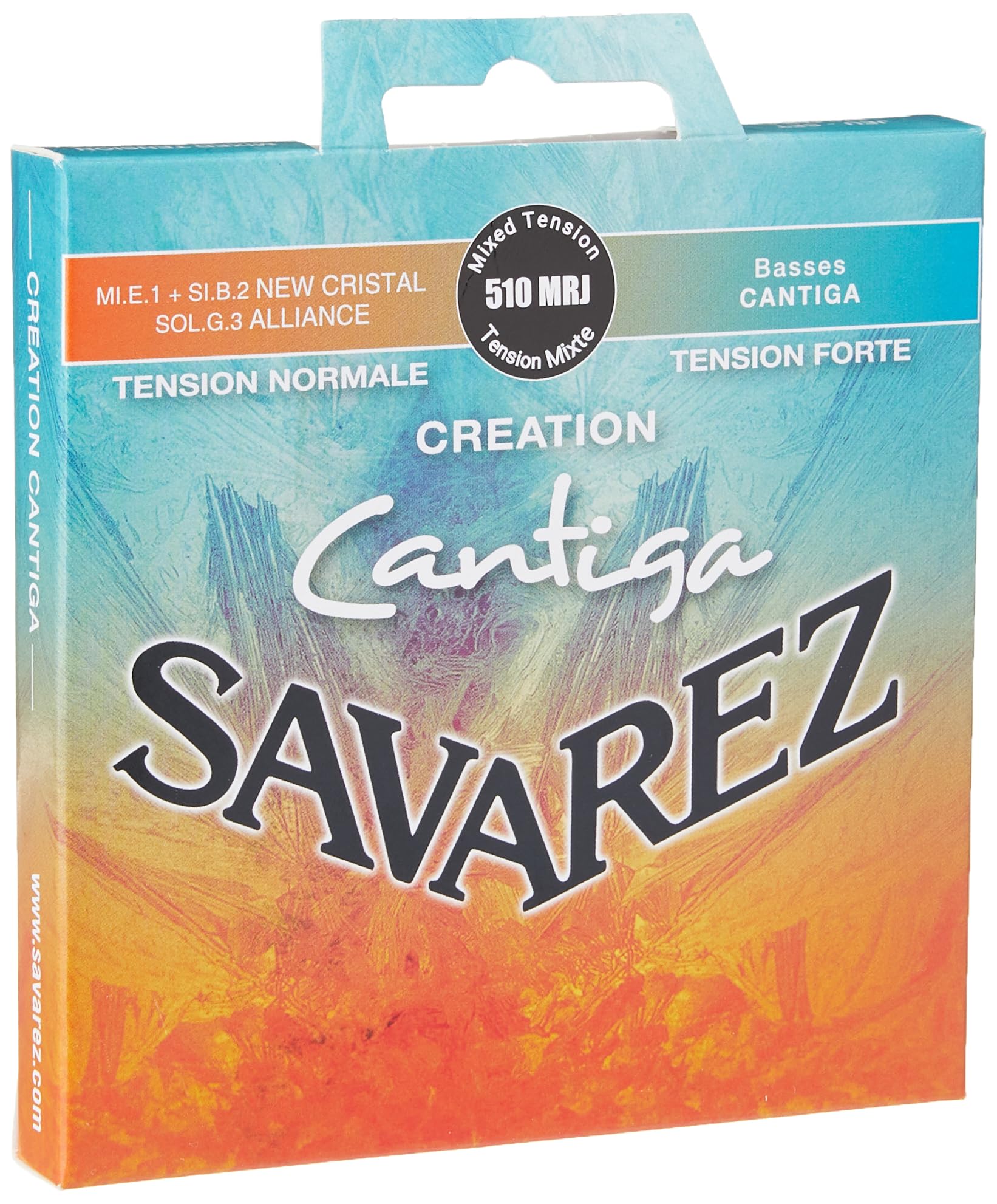 Savarez Cr  Ation Cantiga Medium Tension Classical Guitar Strings Set (Stsav51 50479)