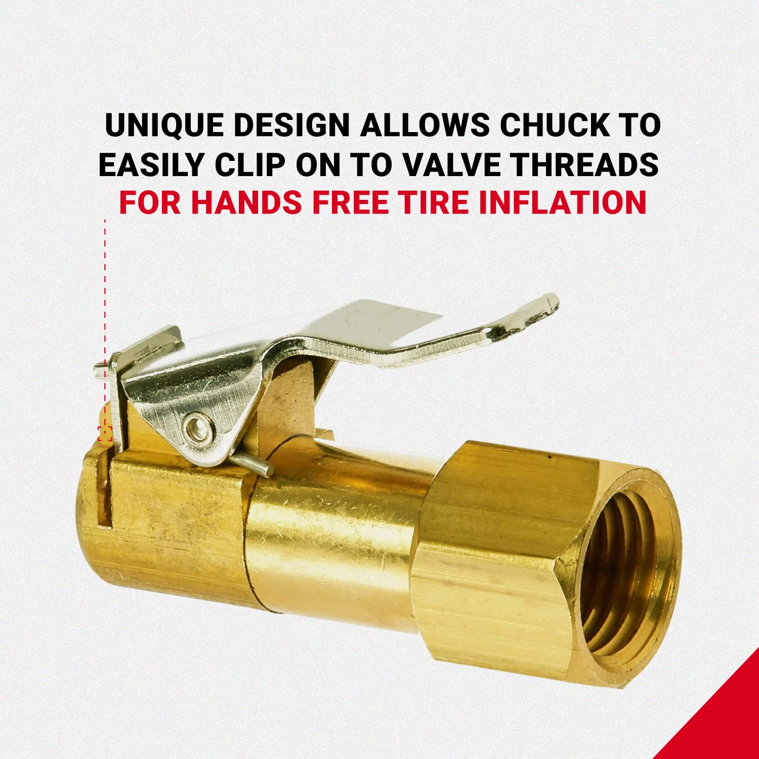 Milton S 697 2 1/4'' Fnpt Euro Style Closed/Sealing Type Air Chuck