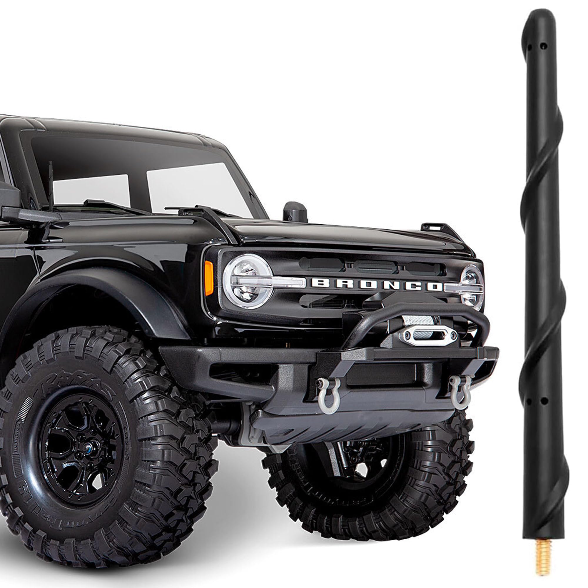 Vofono Short Antenna Compatible With 2019 2025 Ford Bronco, 7 Inch Stubby Ford Bronco Antenna Replacment Upgraded For Car Radio Reception 2019 2020 2021 2022 2023 2024 2025 Ford Bronco Accessories