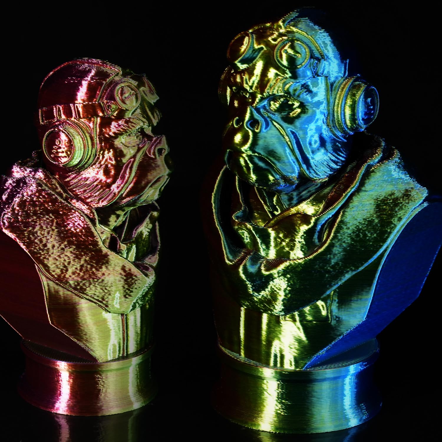 Gratkit Silk Tri Color Pla Filament,Coextrusion Pla Filament 1.75Mm,  0.03Mm, 1Kg/Roll, Silk Pla Red & Yellow & Blue