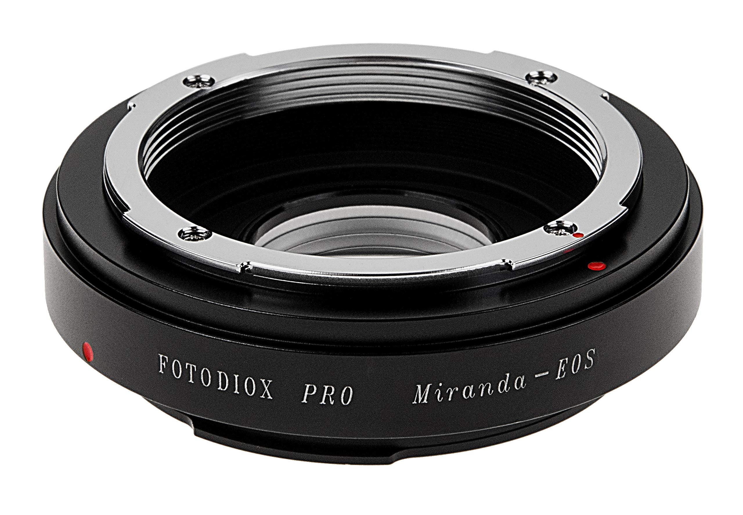 Fotodiox Pro Lens Mount Adapter, for Miranda (MIR) Lens to Canon EOS EF Mount DSLR Camera Body