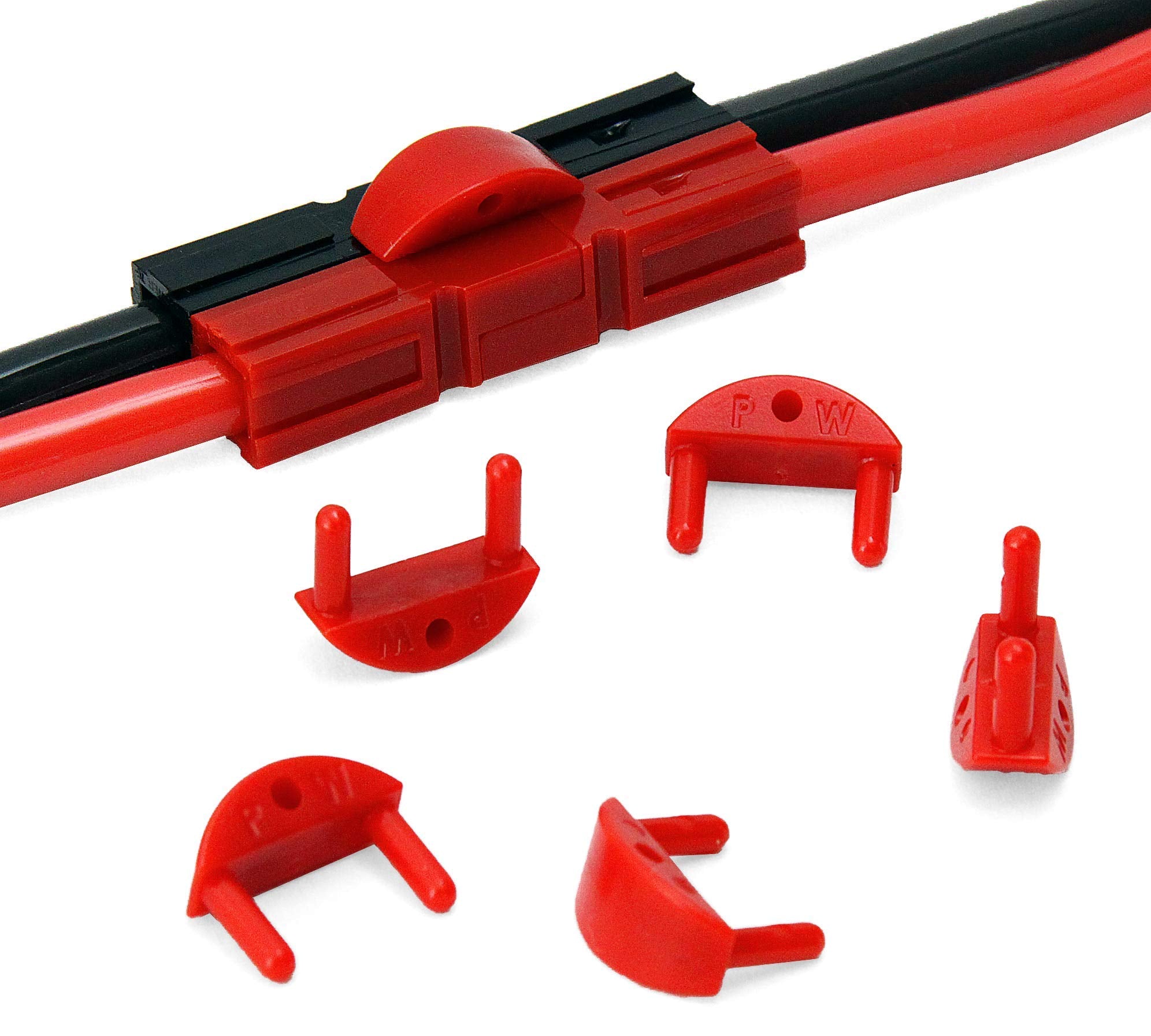 Powerwerx Pclip Retention Clips For Pp15/30/45 Anderson Power Powerpole Connectors (25 Pieces)