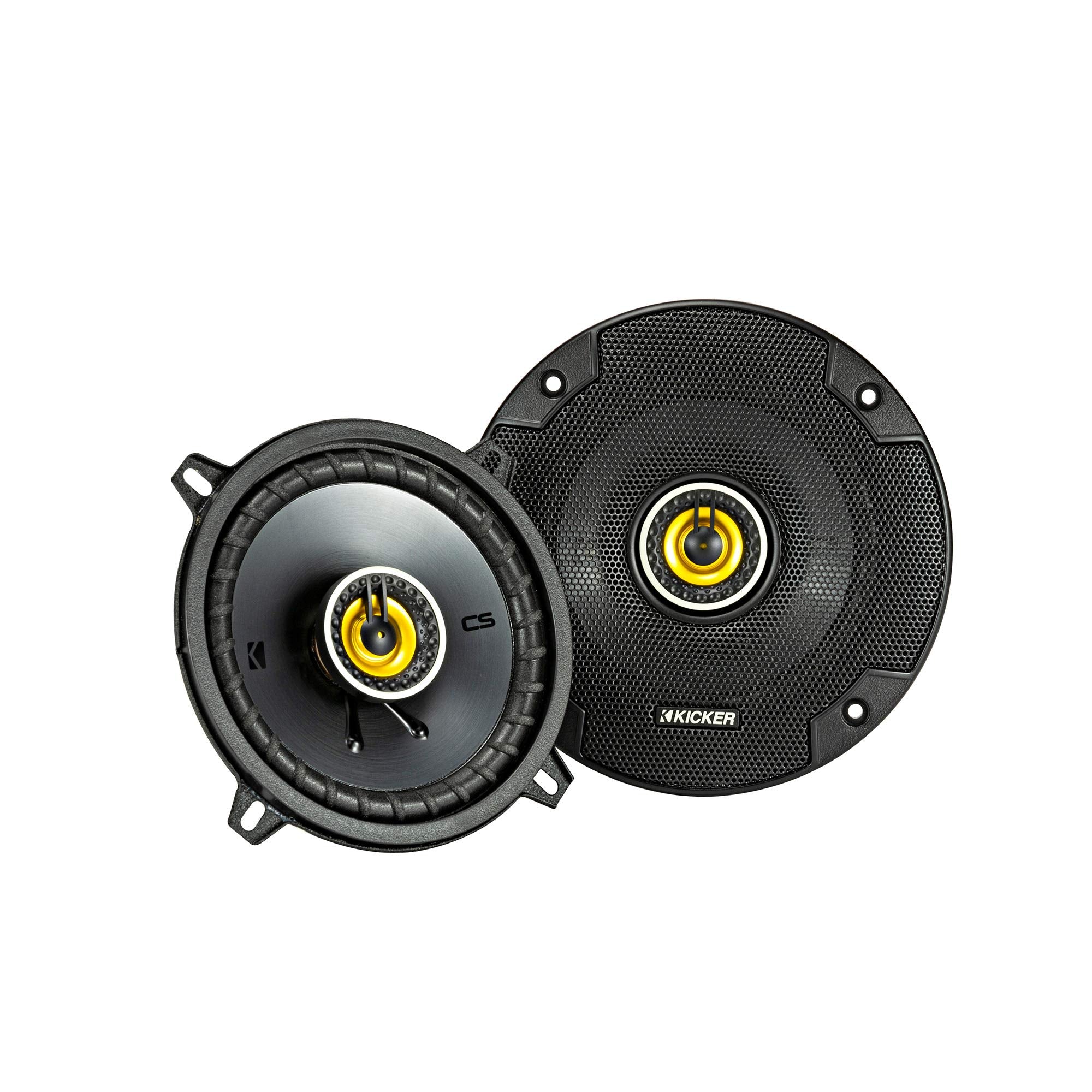 Kicker 46Csc54 Cs Series Csc5 5.25 Inch (130Mm) Coaxial Speakers, 4 Ohm (Pair)