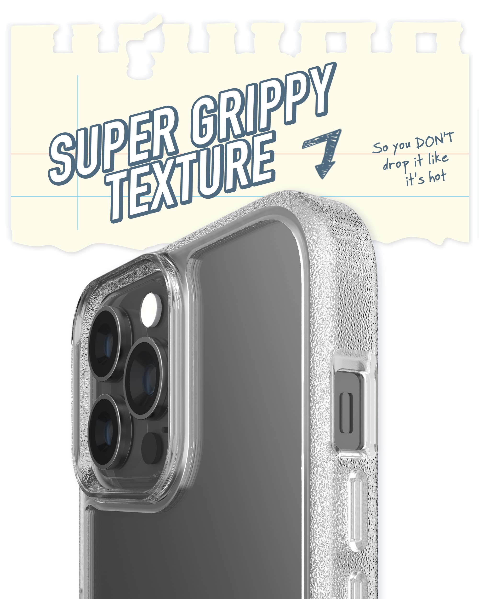 Smartish Iphone 13 Pro Max Slim Case   Gripmunk Compatible With Magsafe [Lightweight + Protective] Thin Grip Cover   Nothin' To Hide