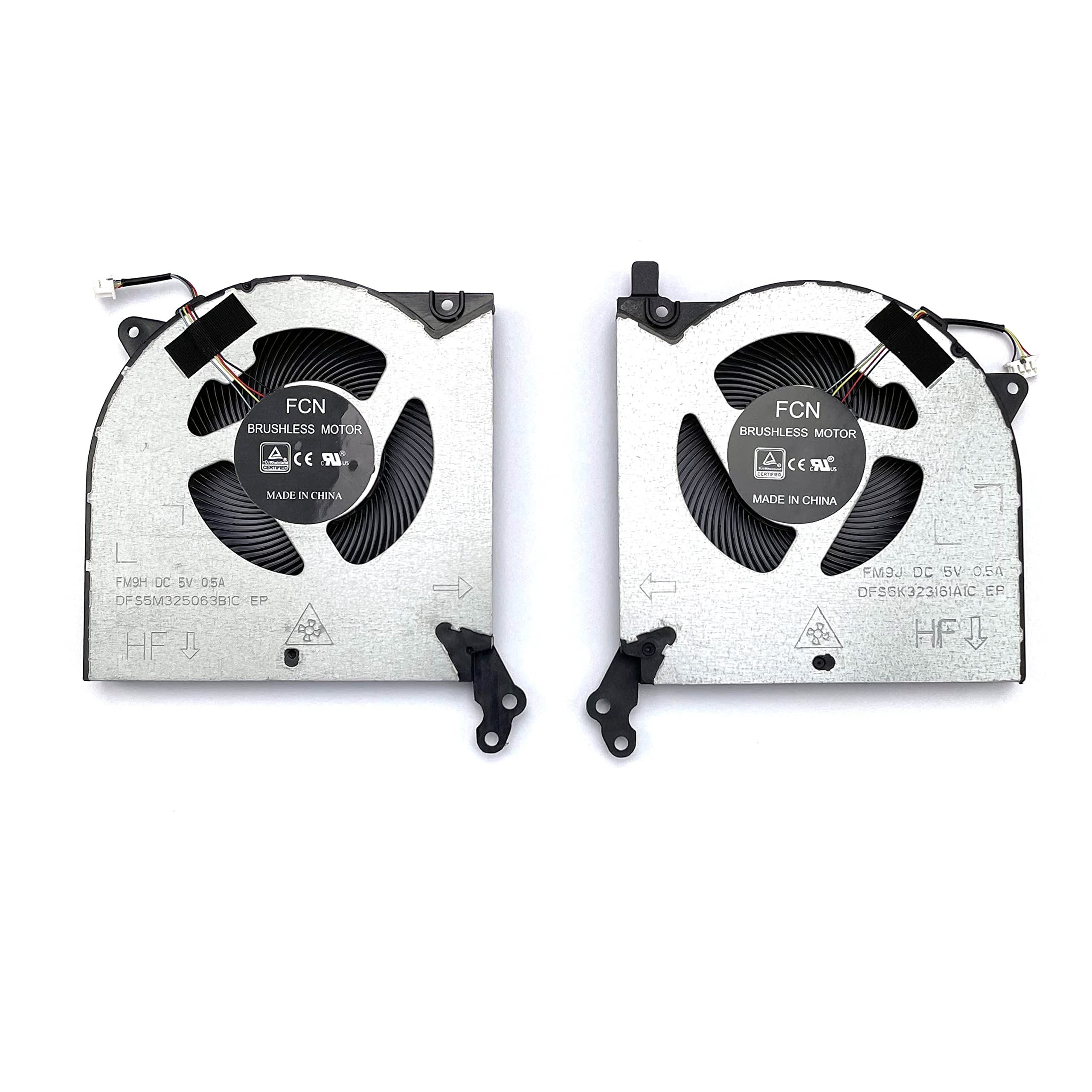 Bestparts New Cpu+Gpu 5V Cooling Fan Replacement For Lenovo Legion 15.6'' Y7000P 2020H Y550 15E Y7000 R7000(2020)Legion5 5I 15Im