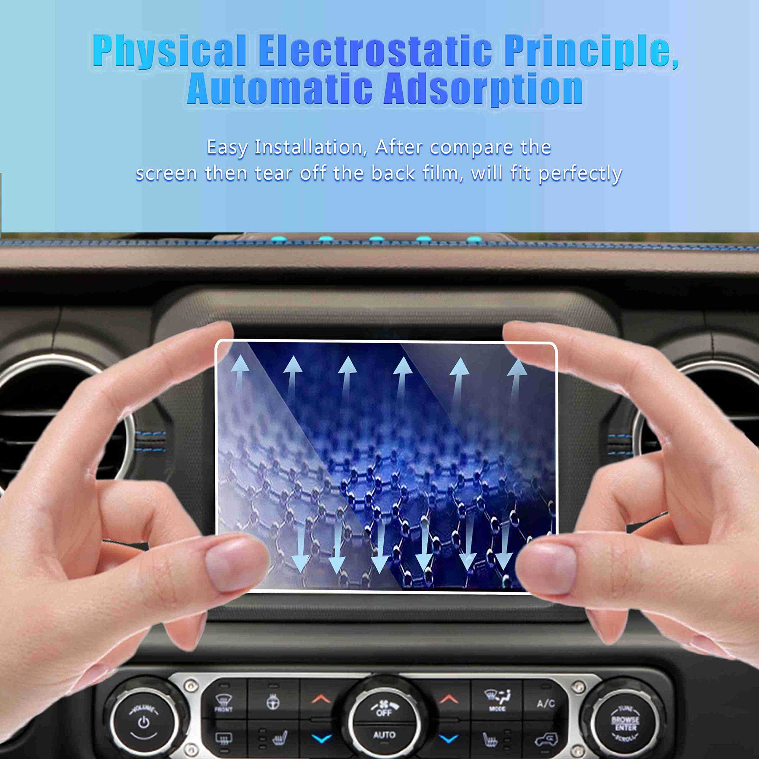 Gfjnfg For 2018 2023 Jeep Wrangler Screen Protector And 2022 2023 Jeep Gladiator Screen Protector 2022 2023 Wrangler Gladiator R